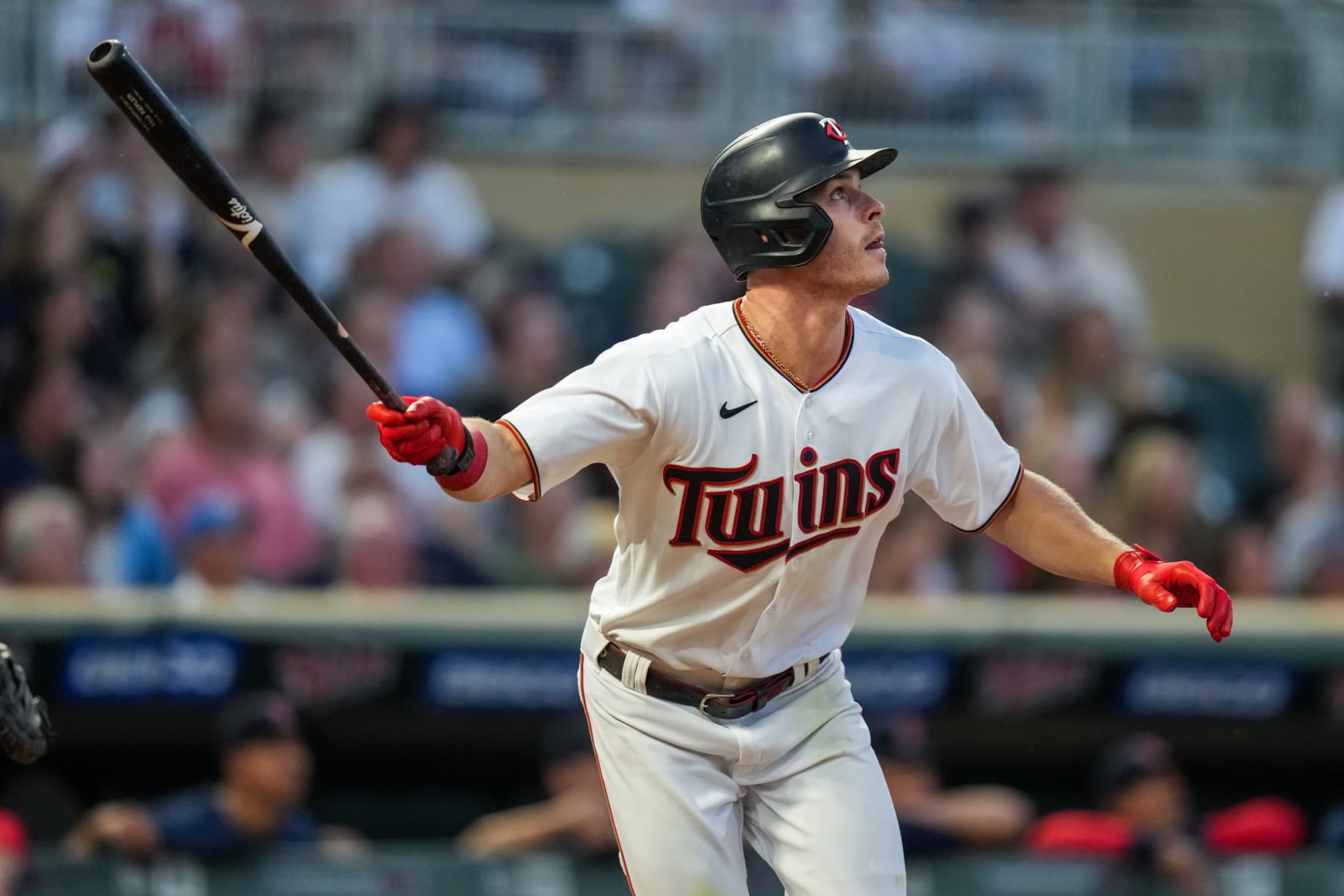 MINNEAPOLIS, MN - AUGUST 29: Max Kepler #26 of the Minnesota Twins bats against the Boston Red Sox on August 29, 2022 at Target Field in Minneapolis, Minnesota. (Photo by Brace Hemmelgarn/Minnesota Twins/Getty Images) MINNEAPOLIS, MN - AUGUST 29: Max Kepler #26 of the Minnesota Twins bats against the Boston Red Sox on August 29, 2022 at Target Field in Minneapolis, Minnesota. (Photo by Brace Hemmelgarn/Minnesota Twins/Getty Images)