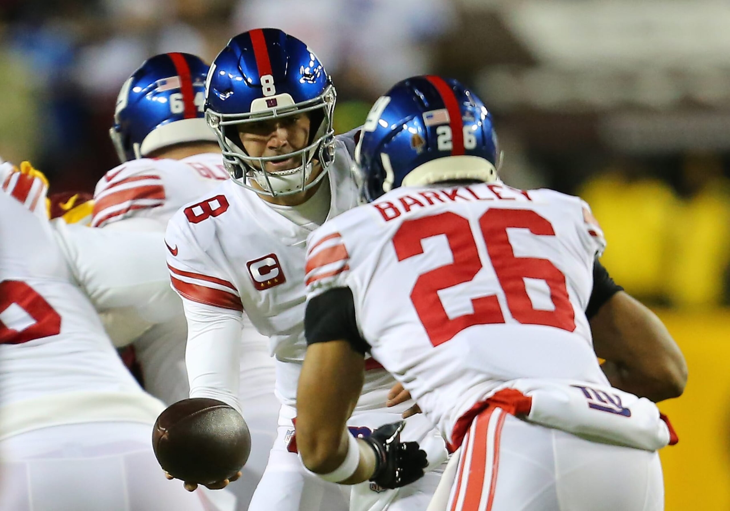Daniel Jones and Saquon Barkley
