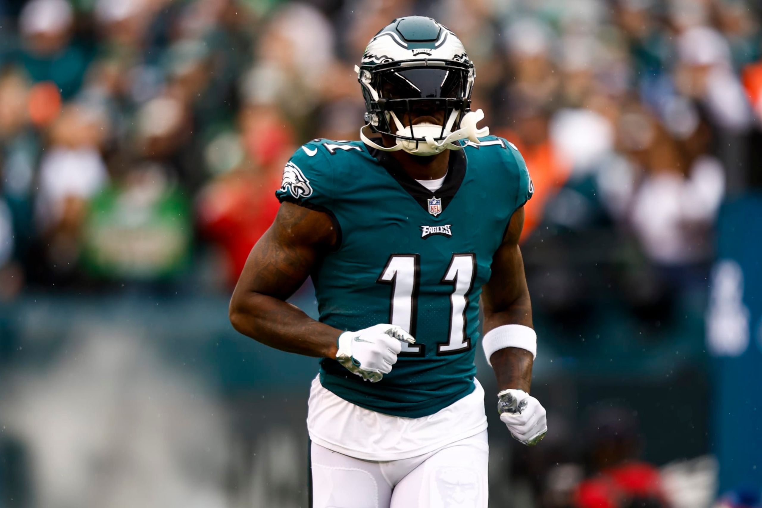 Trading for A.J. Brown sparked an NFC Championship run in 2022. 