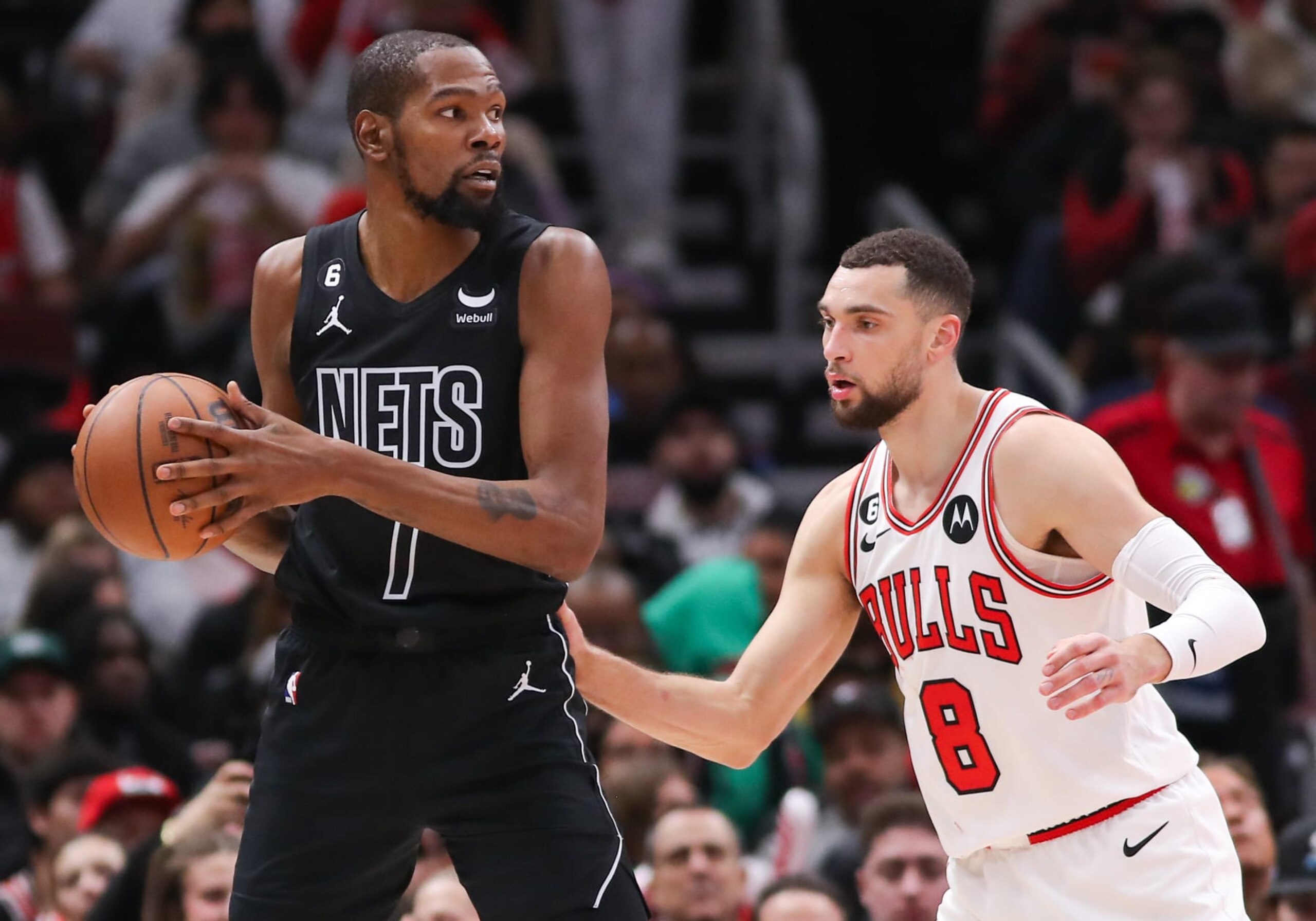 Kevin Durant and Zach LaVine