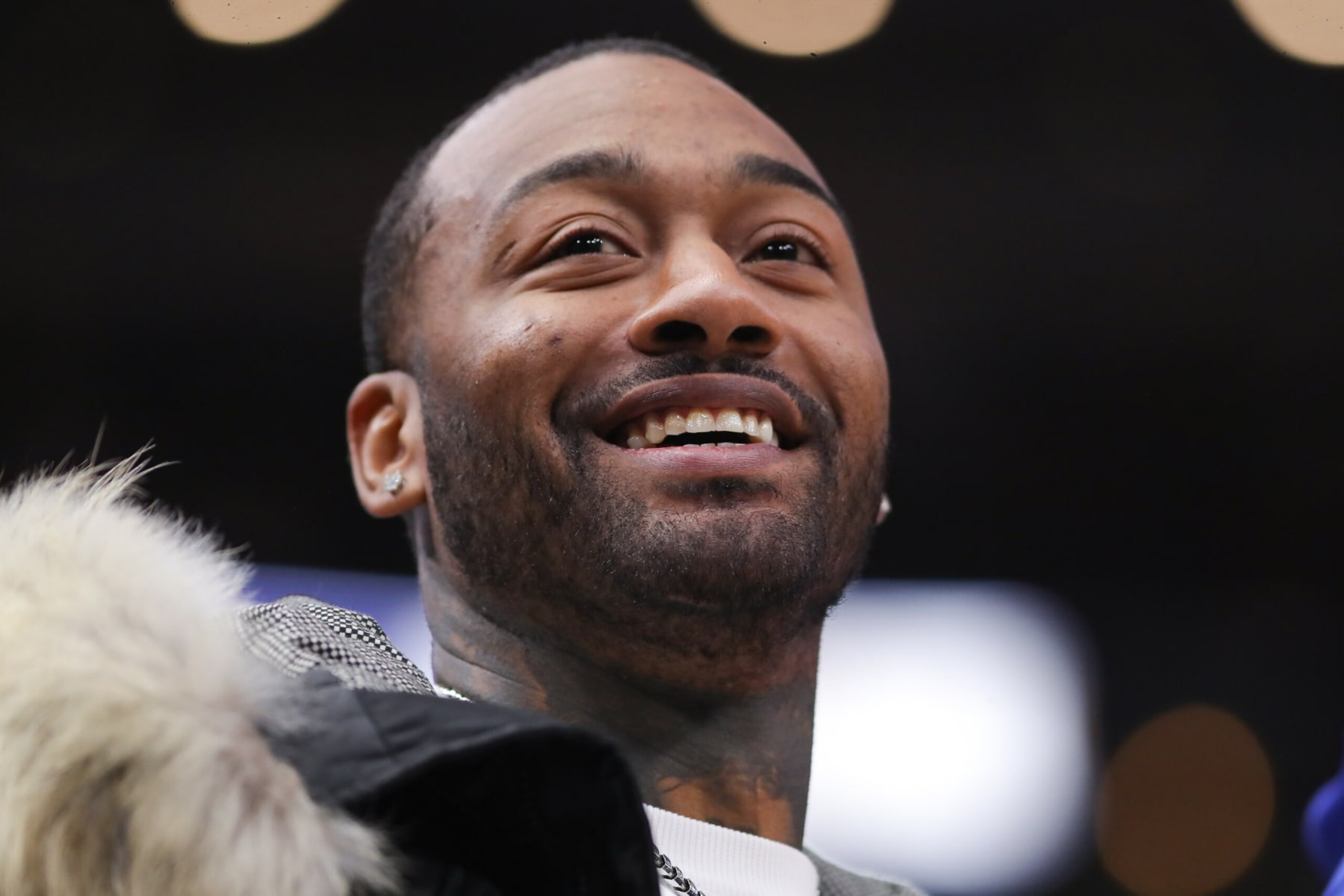 CHICAGO, IL - JANUARY 31: Los Angeles Clippers Guard John Wall (11) looks on during a NBA game between the Los Angeles  Clippers and the Chicago Bulls on January 31, 2023 at the United Center in Chicago, IL. (Photo by Melissa Tamez/Icon Sportswire via Getty Images)