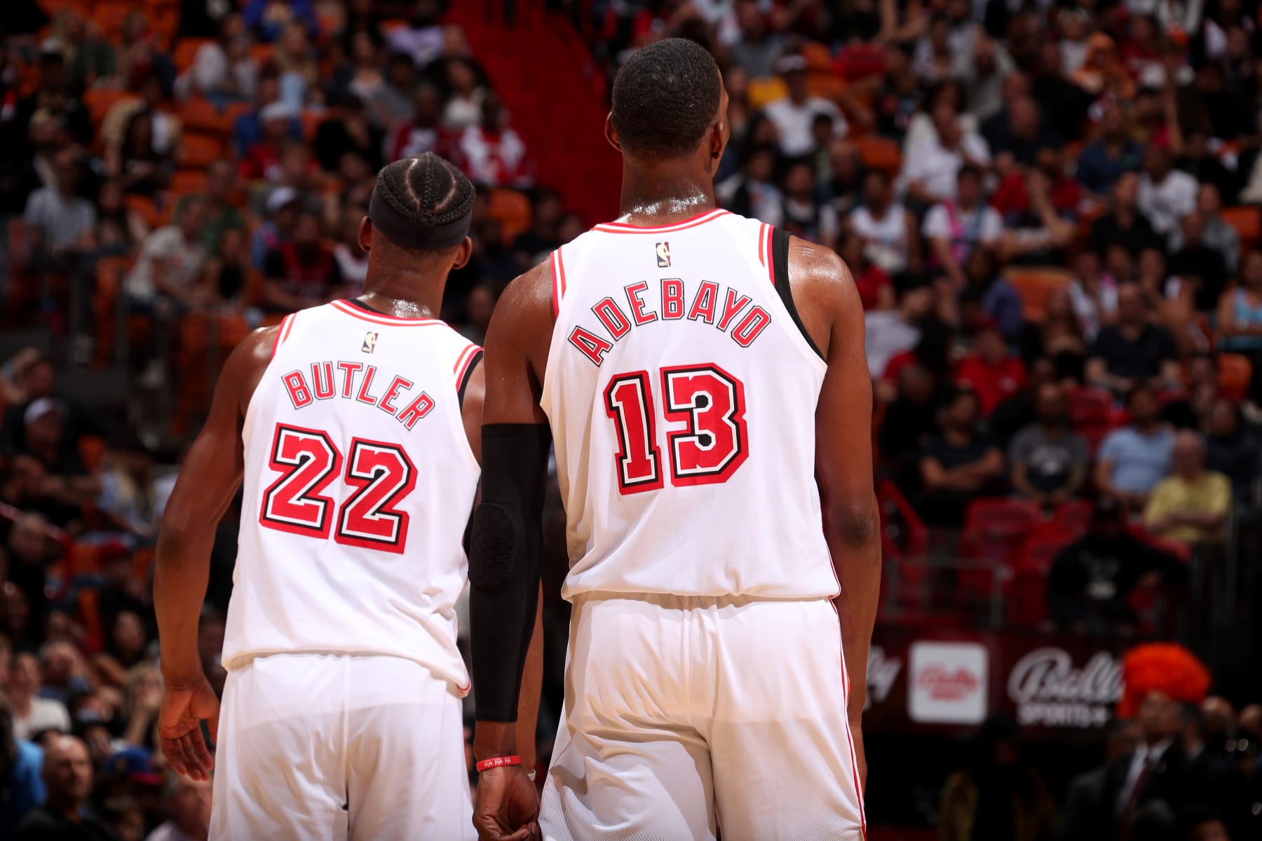 Jimmy Butler and Bam Adebayo