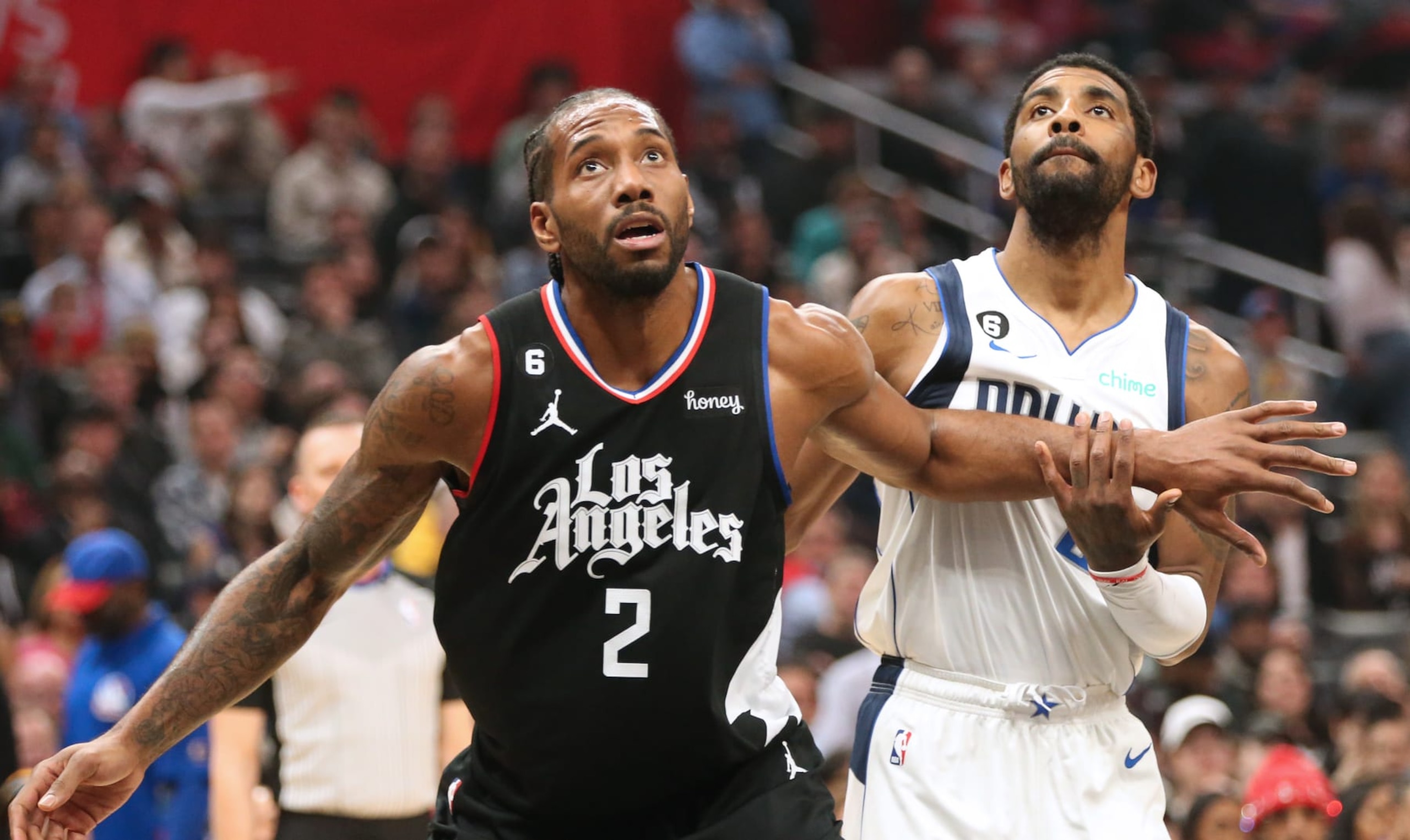 Kawhi Leonard and Kyrie Irving