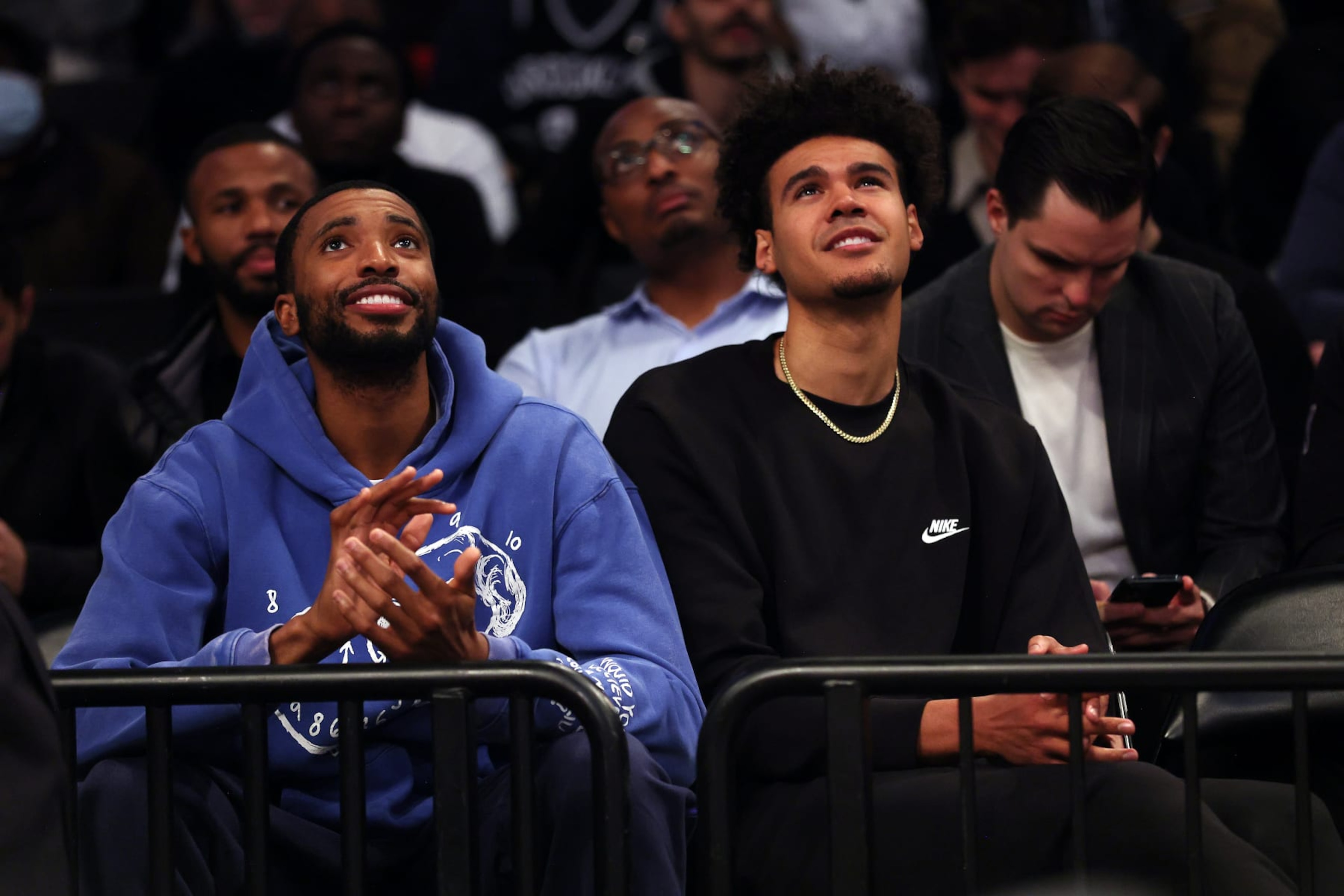 Mikal Bridges and Cameron Johnson