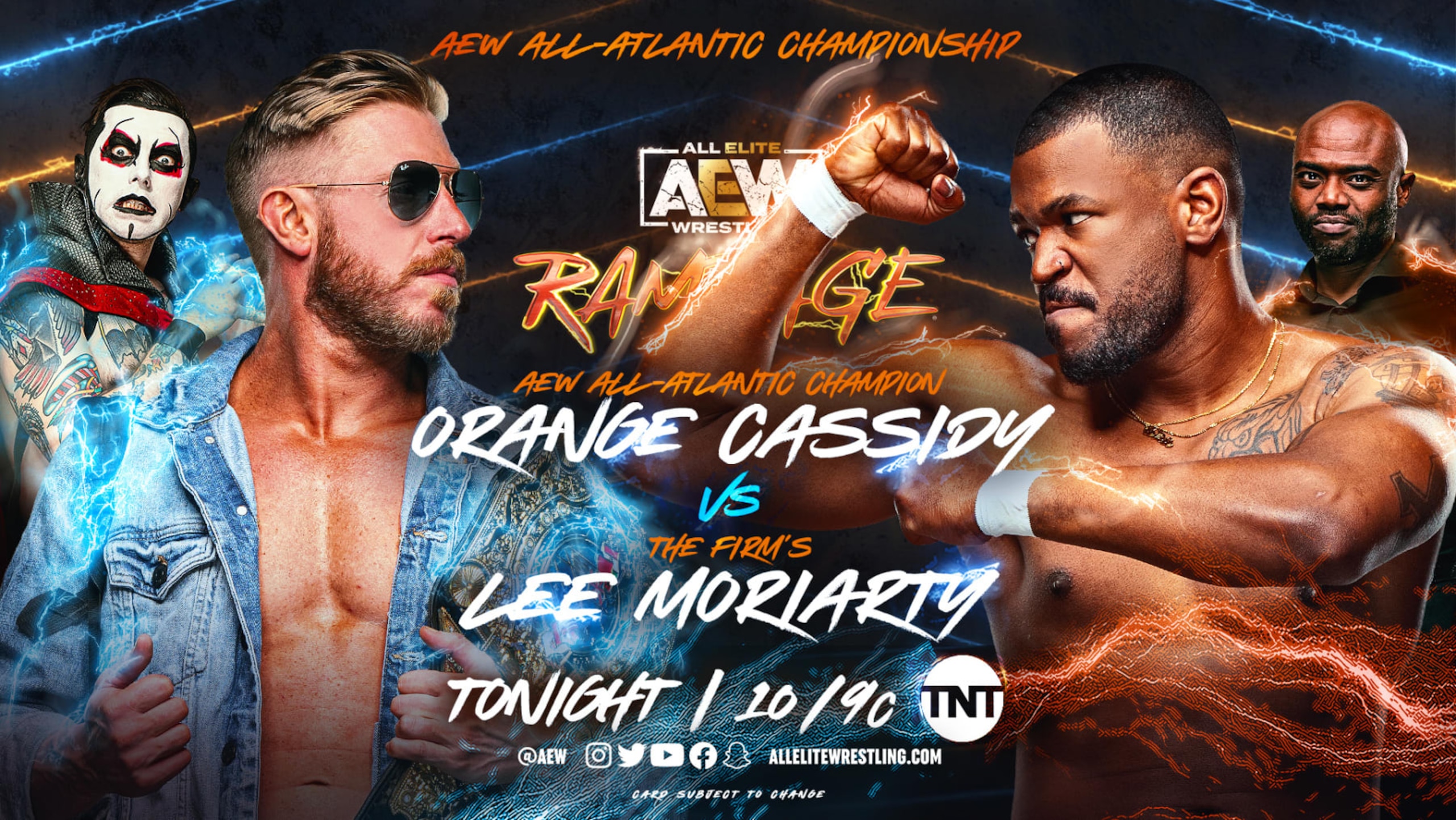 Orange Cassidy and Lee Moriarty.