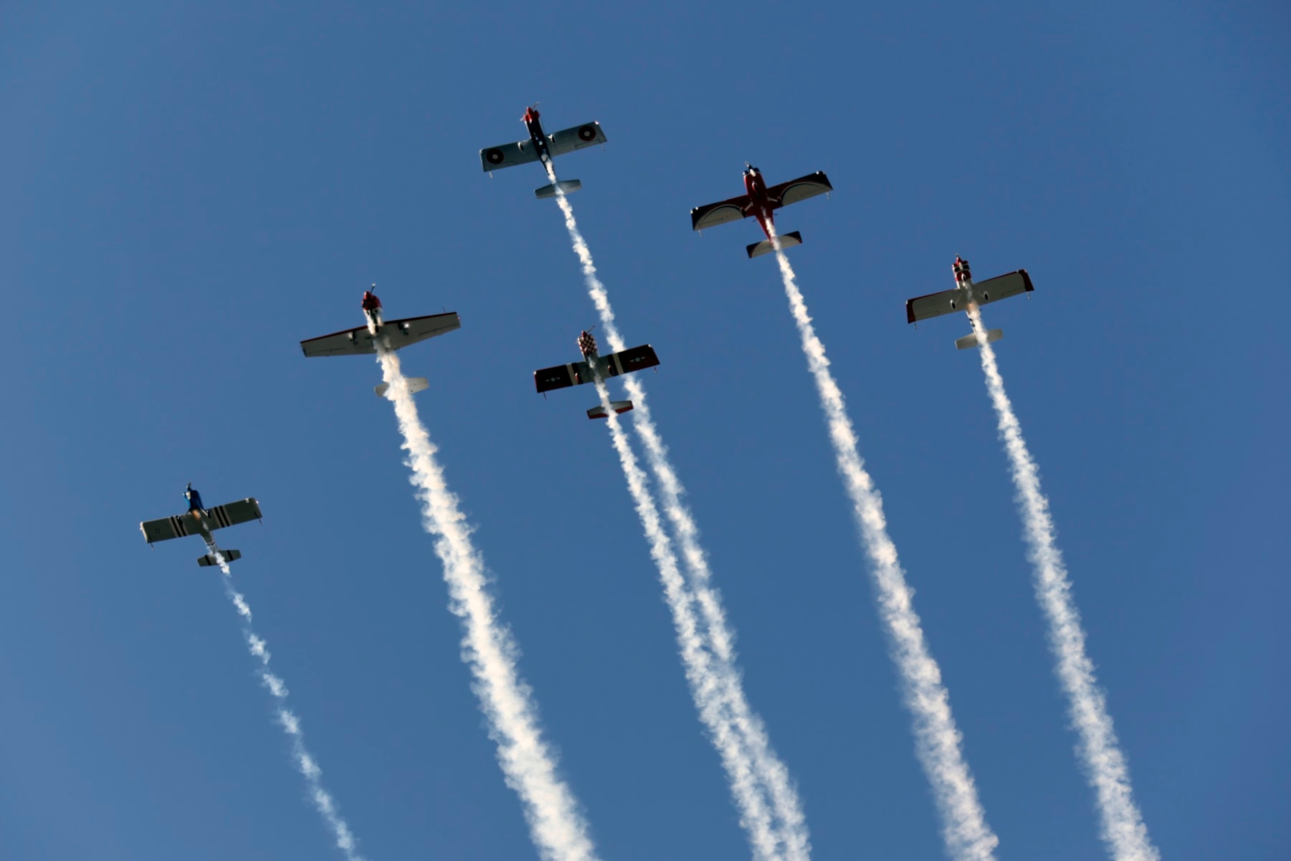 Planes perform a flyover before an NCAA college football game between Boston College and North Carolina State Saturday, Nov. 12, 2022, in Raleigh, N.C. (AP Photo/Chris Seward)