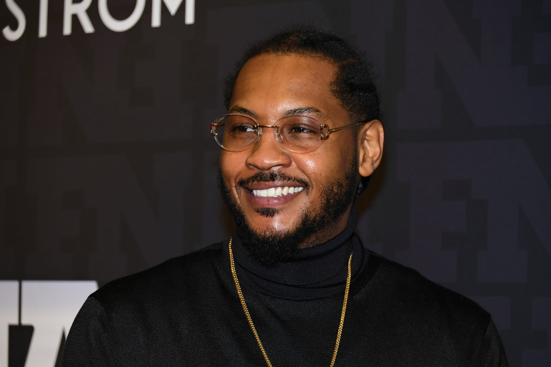 NEW YORK, NEW YORK - NOVEMBER 30: Carmelo Anthony attends the 36th Annual Footwear News Achievement Awards at Cipriani South Street on November 30, 2022 in New York City. (Photo by Theo Wargo/Getty Images)