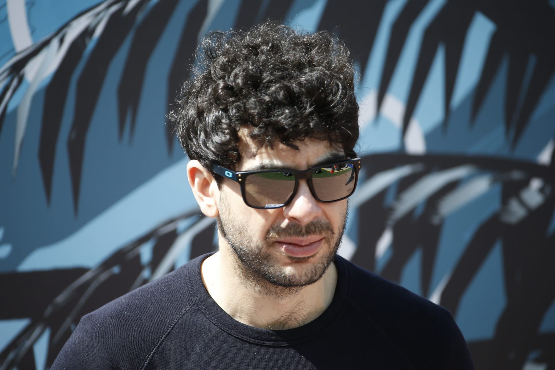 Tony Khan, founder, co-owner, president, and CEO of the All Elite Wrestling attends an NFL football game between the Jacksonville Jaguars and the Tennessee Titans, Sunday, Oct. 10, 2021, in Jacksonville, Fla. (AP Photo/Stephen B. Morton)