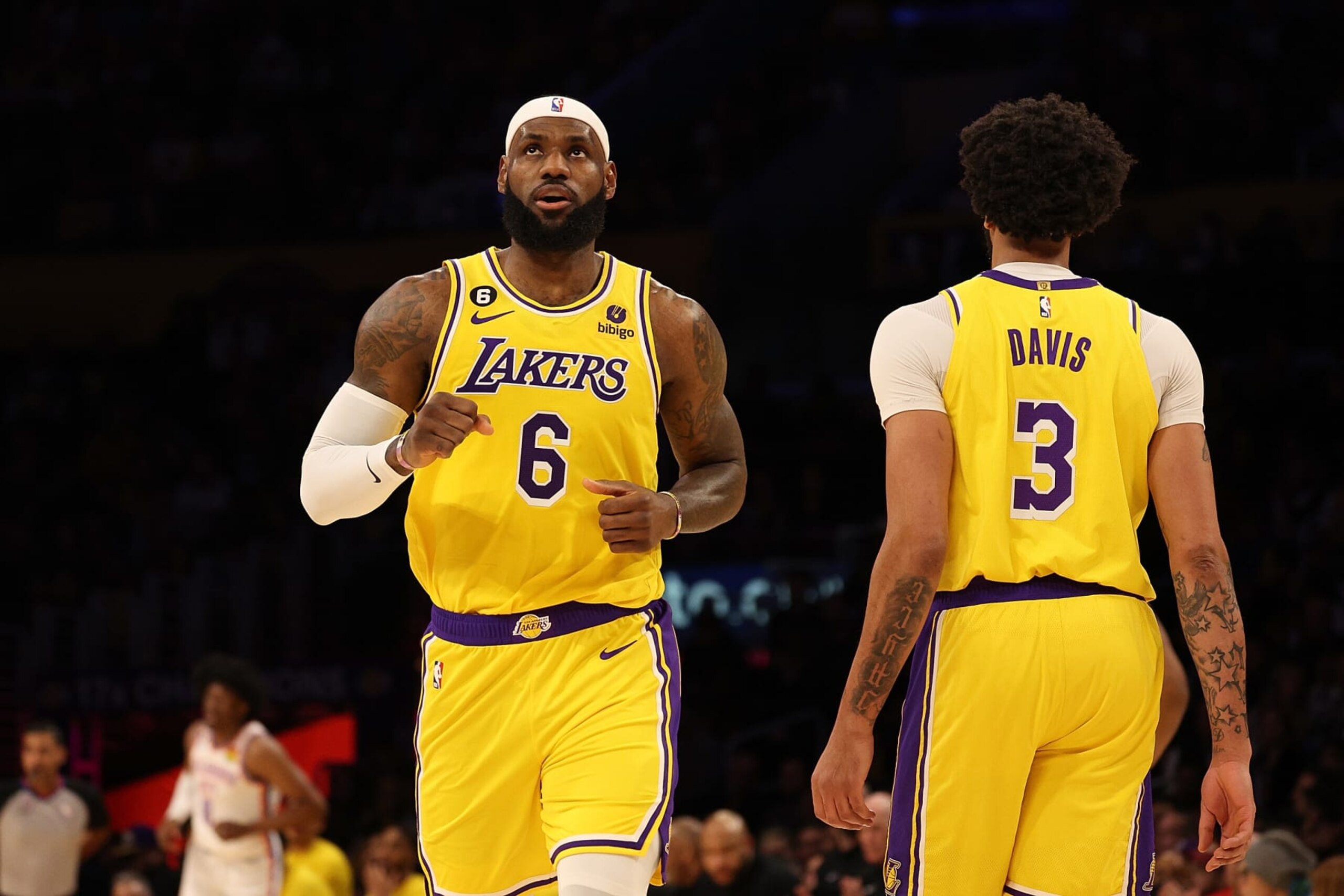 LeBron James (left), Anthony Davis (right) LeBron James (left), Anthony Davis (right)