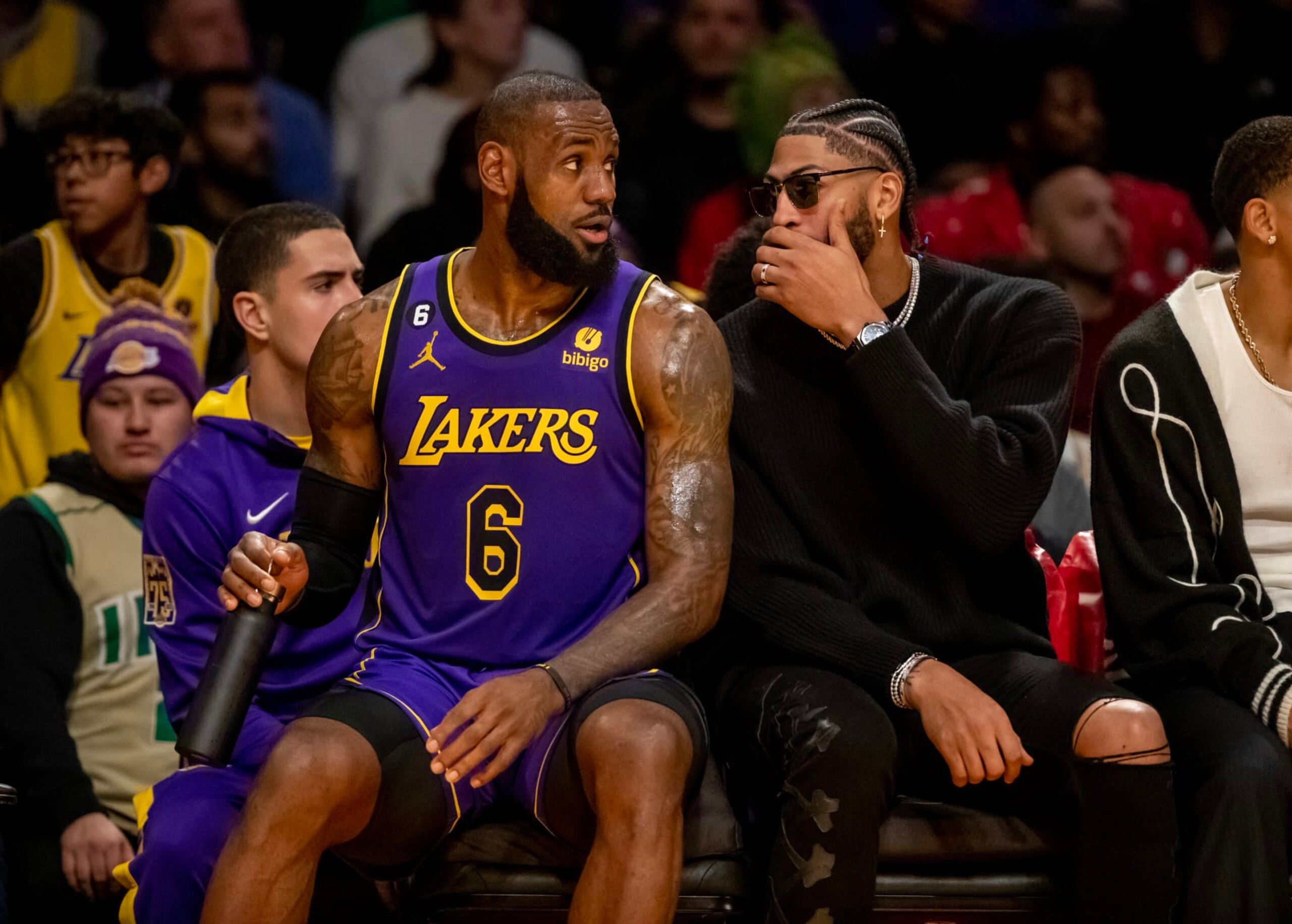 LeBron James and Anthony Davis LeBron James and Anthony Davis