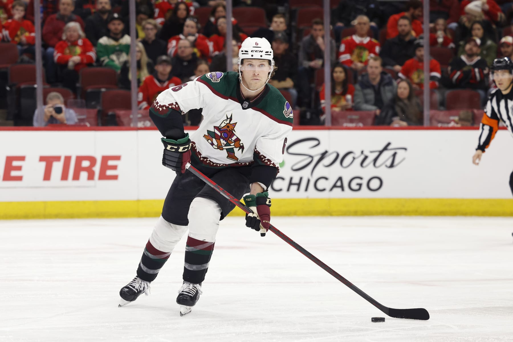 Arizona Coyotes defenseman Jakob Chychrun