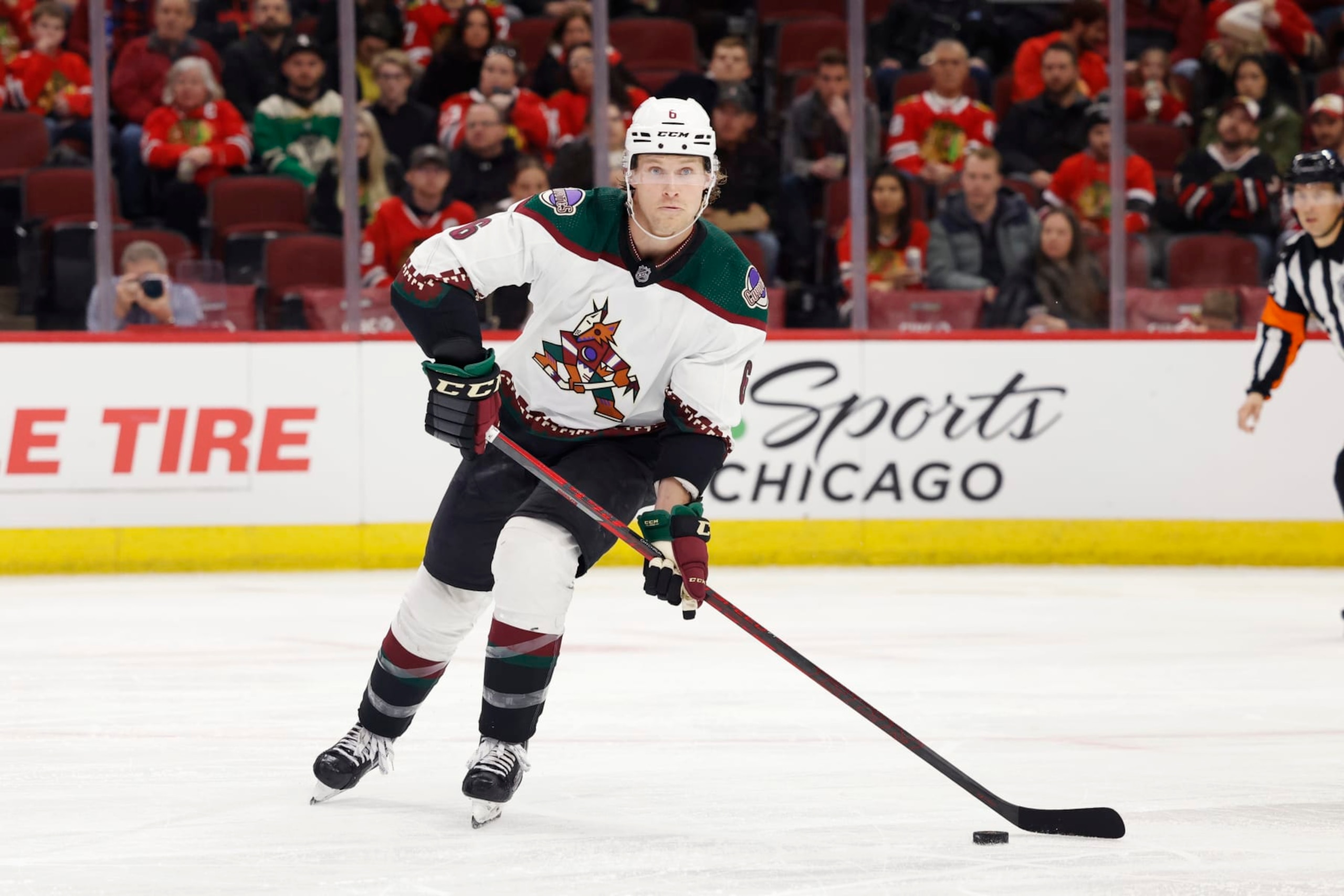 Arizona Coyotes defenseman Jakob Chychrun Arizona Coyotes defenseman Jakob Chychrun