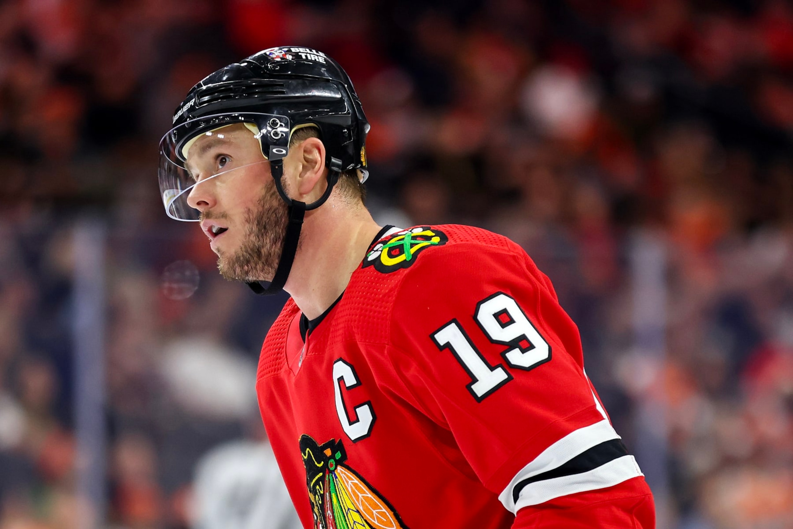 Chicago Blackhawks center Jonathan Toews Chicago Blackhawks center Jonathan Toews