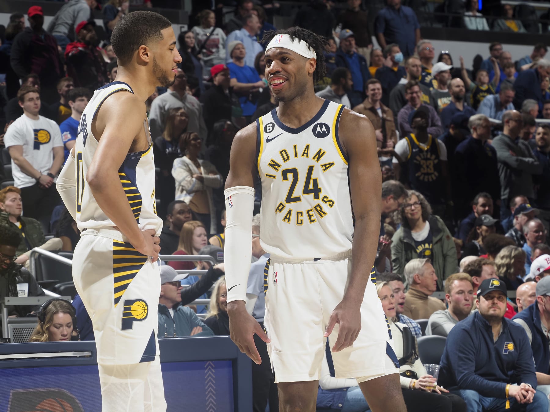 Tyrese Haliburton and Buddy Hield