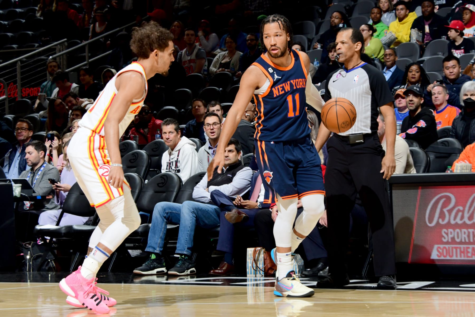 Trae Young and Jalen Brunson