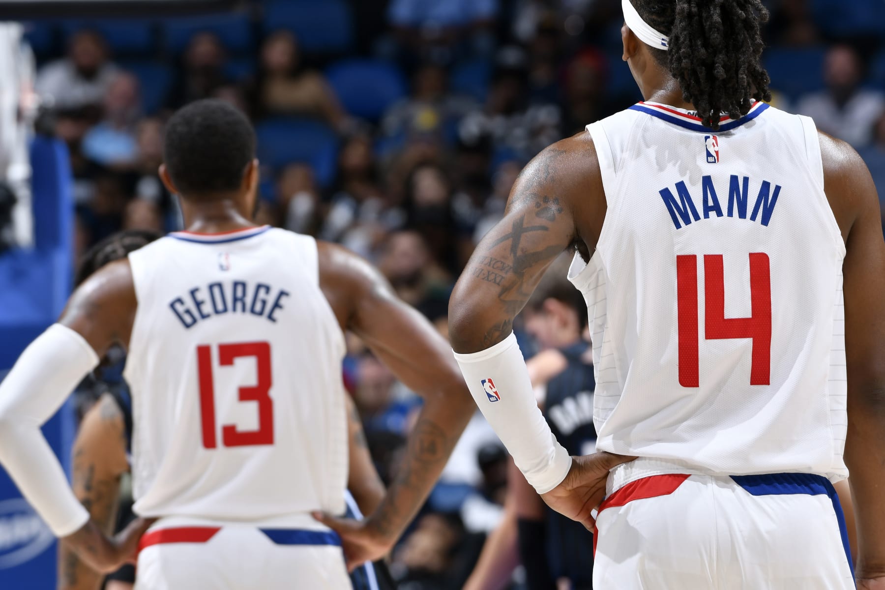 Paul George and Terance Mann