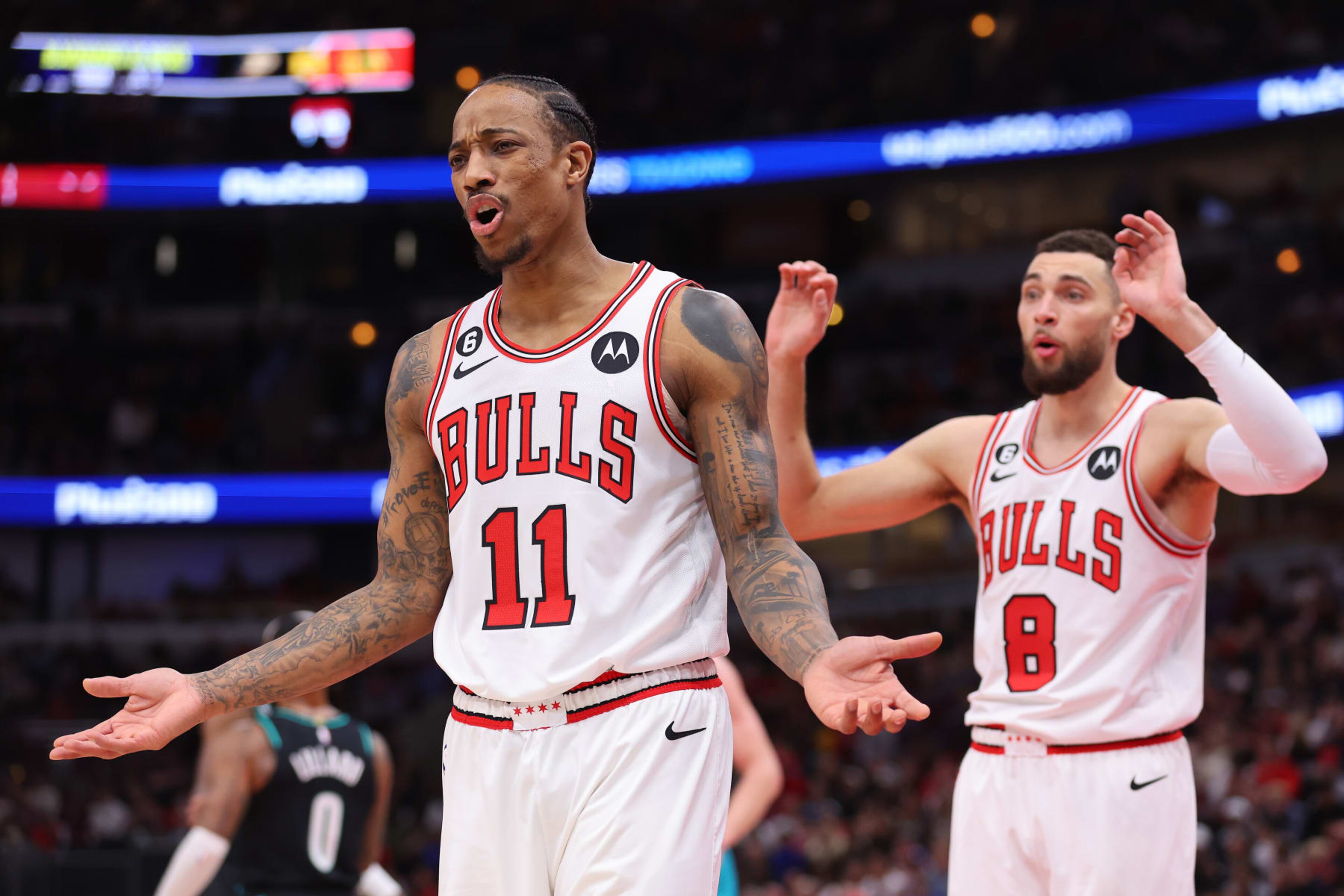 DeMar DeRozan and Zach LaVine