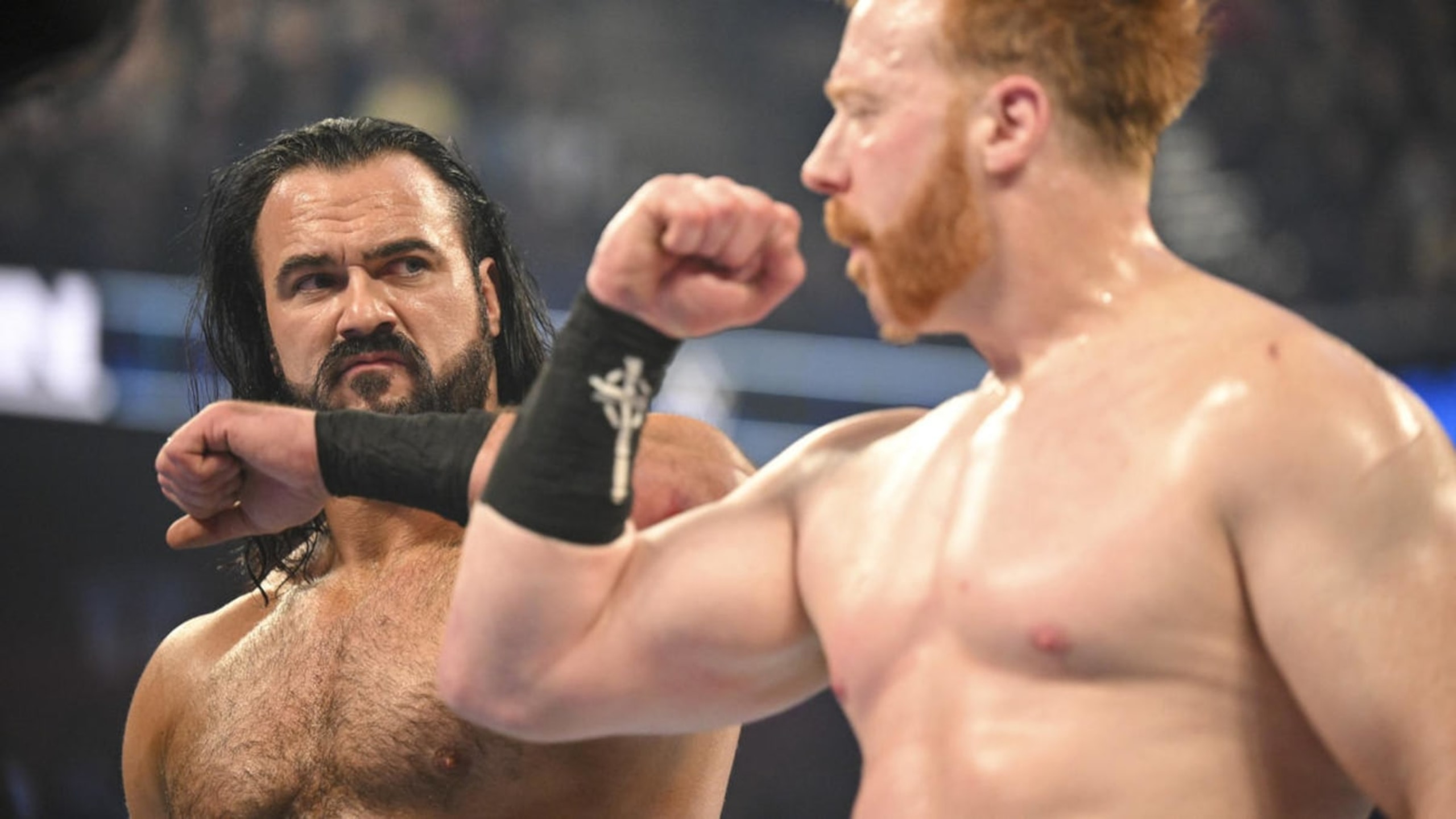 Drew McIntye and Sheamus looked to settle their feud with the Viking Raiders.