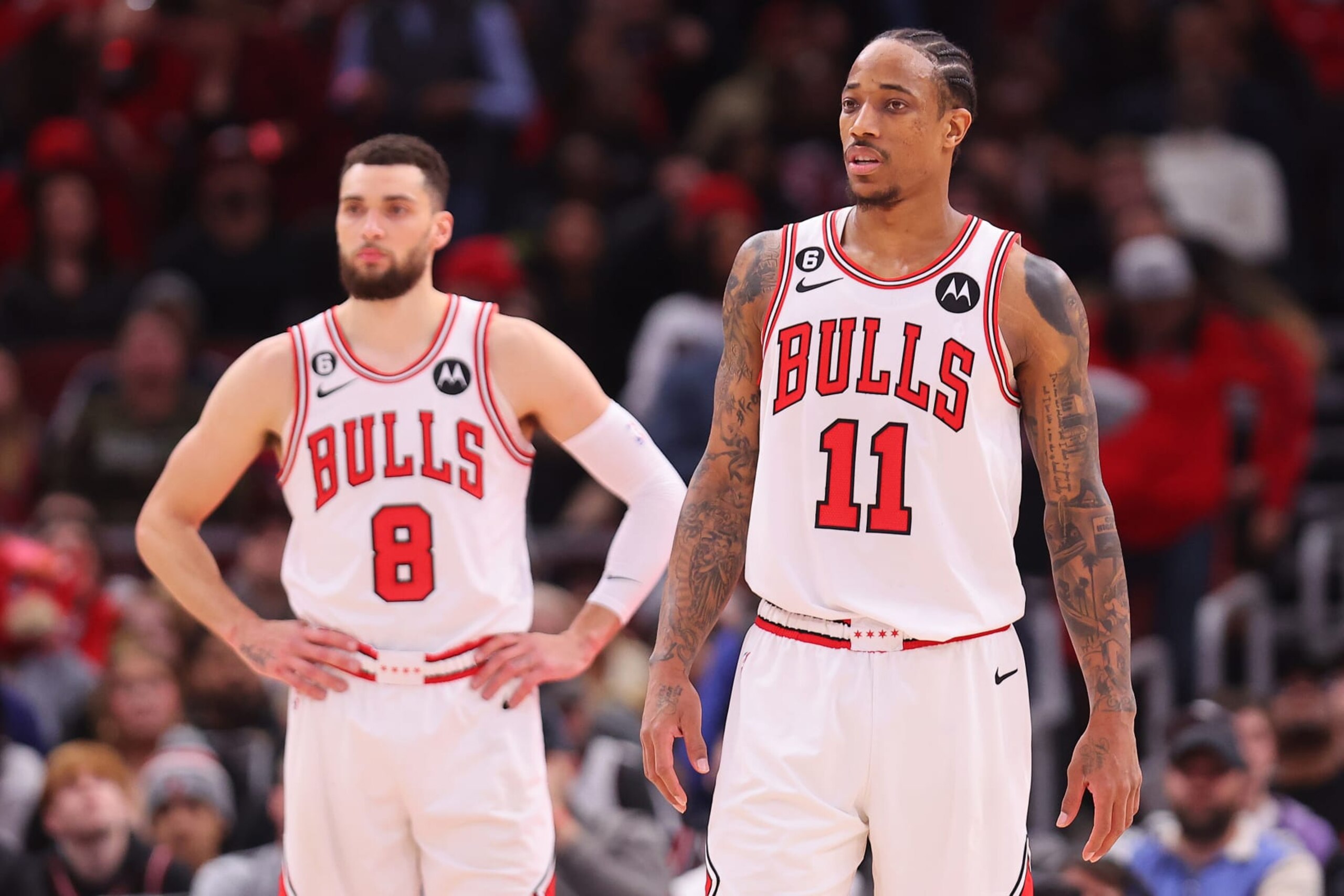 Zach LaVine and DeMar DeRozan. Zach LaVine and DeMar DeRozan.