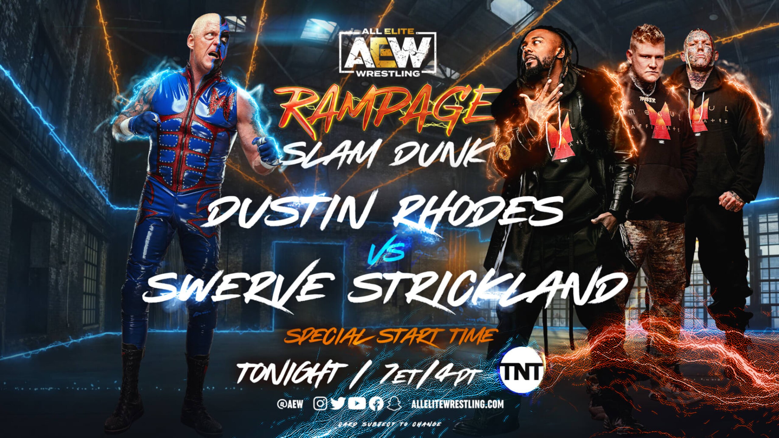 Dustin Rhodes and Swerve Strickland. Dustin Rhodes and Swerve Strickland.