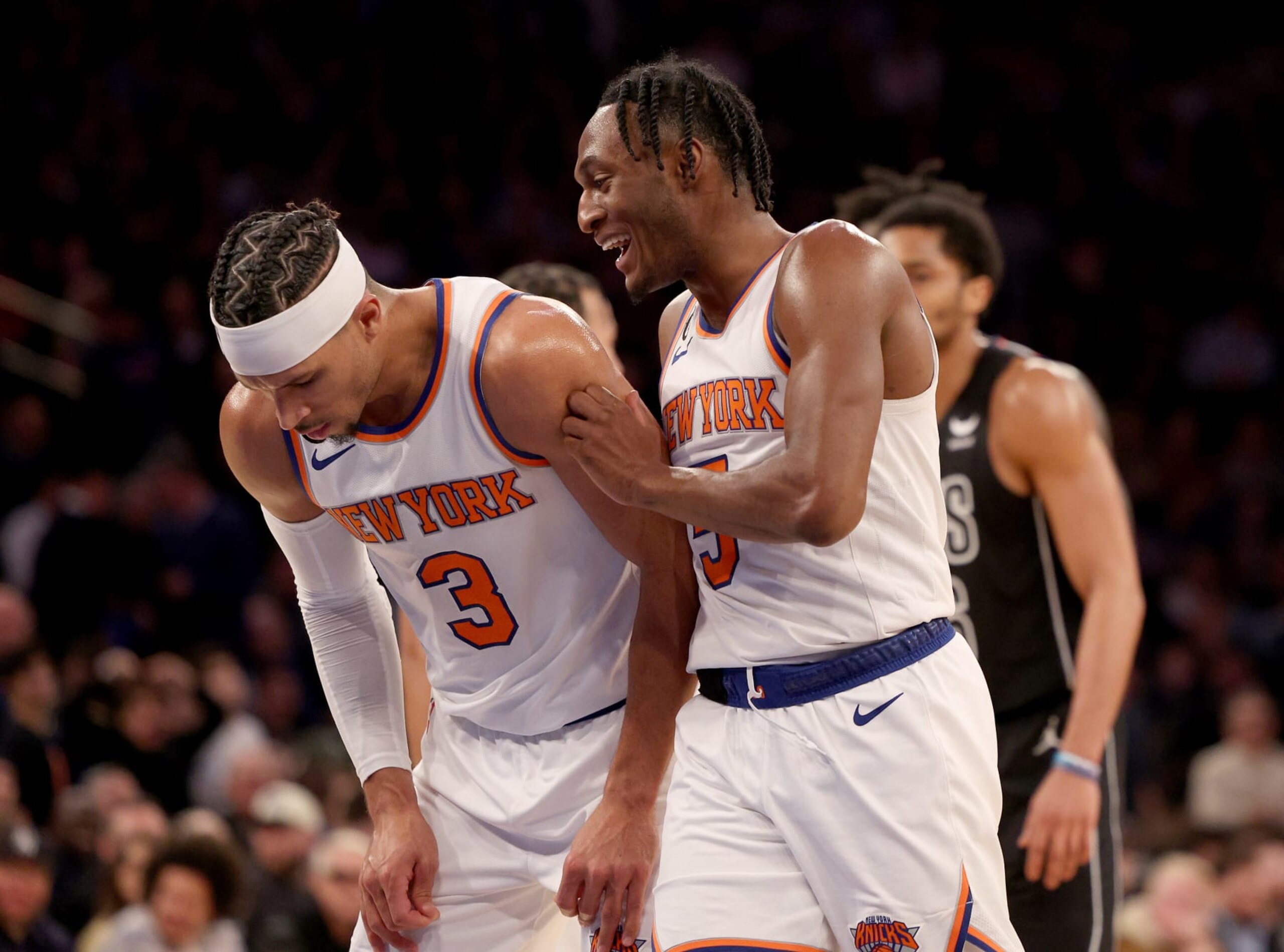 Josh Hart and Immanuel Quickley. Josh Hart and Immanuel Quickley.