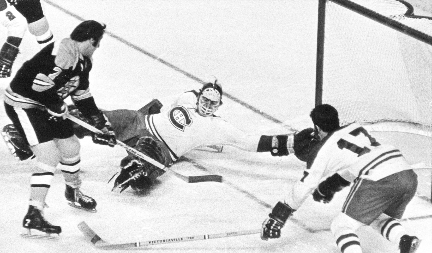 Boston Bruins center Phil Esposito in action against the Montreal Canadiens during their 1971 quarterfinal series.