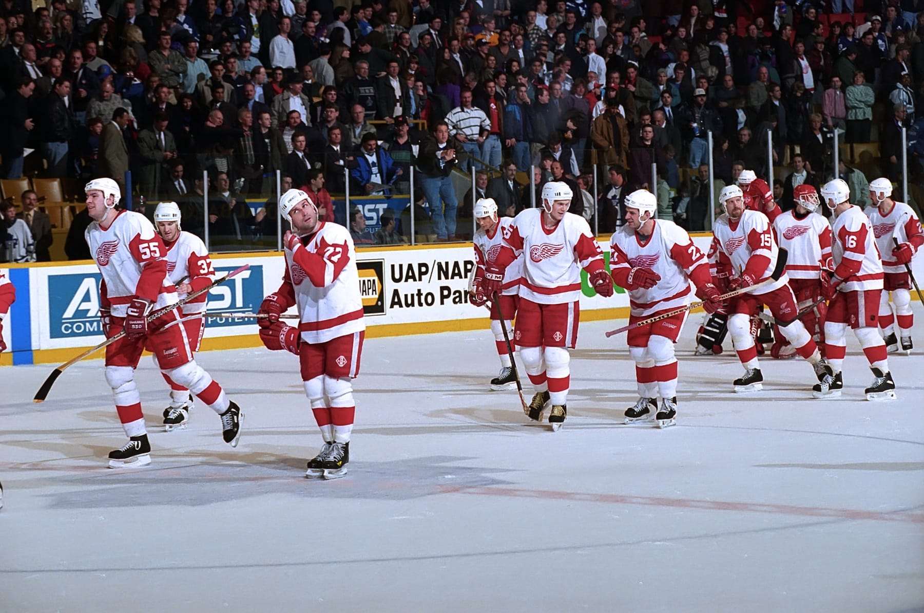 The 1995-96 Detroit Red Wings.