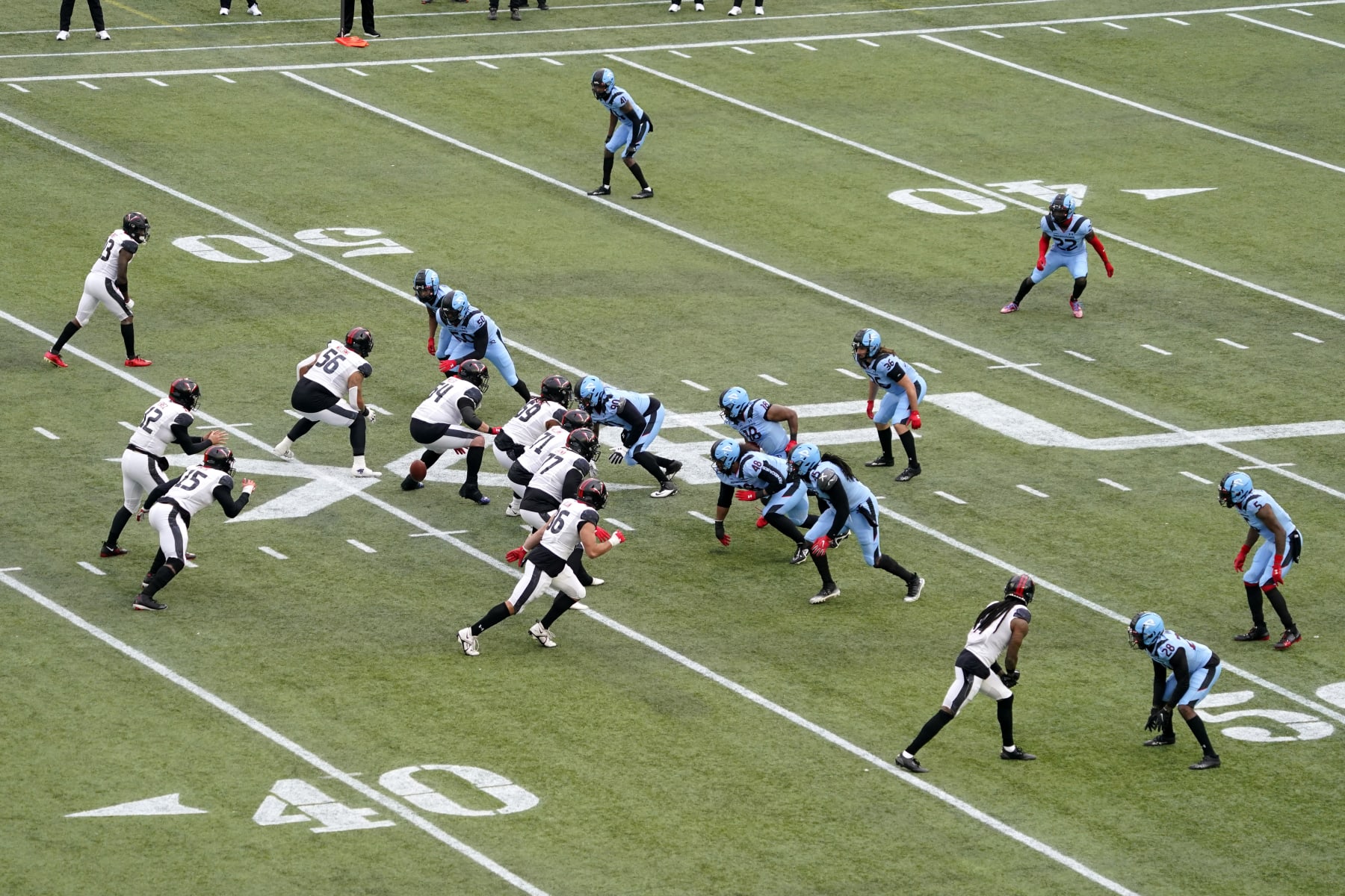 ARLINGTON, TEXAS - FEBRUARY 18: The Vegas Vipers and the Arlington Renegades play during the first half at Choctaw Stadium on February 18, 2023 in Arlington, Texas. (Photo by Sam Hodde/Getty Images) ARLINGTON, TEXAS - FEBRUARY 18: The Vegas Vipers and the Arlington Renegades play during the first half at Choctaw Stadium on February 18, 2023 in Arlington, Texas. (Photo by Sam Hodde/Getty Images)