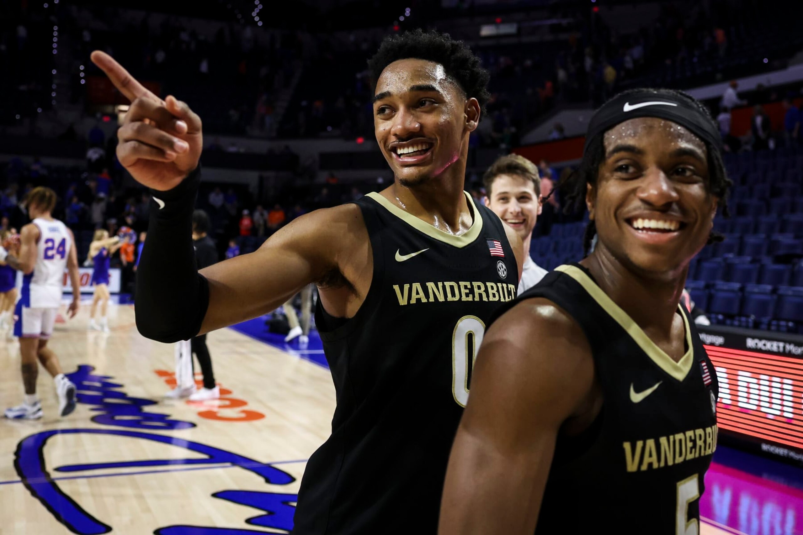 Vanderbilt's Tyrin Lawrence and Ezra Manjon