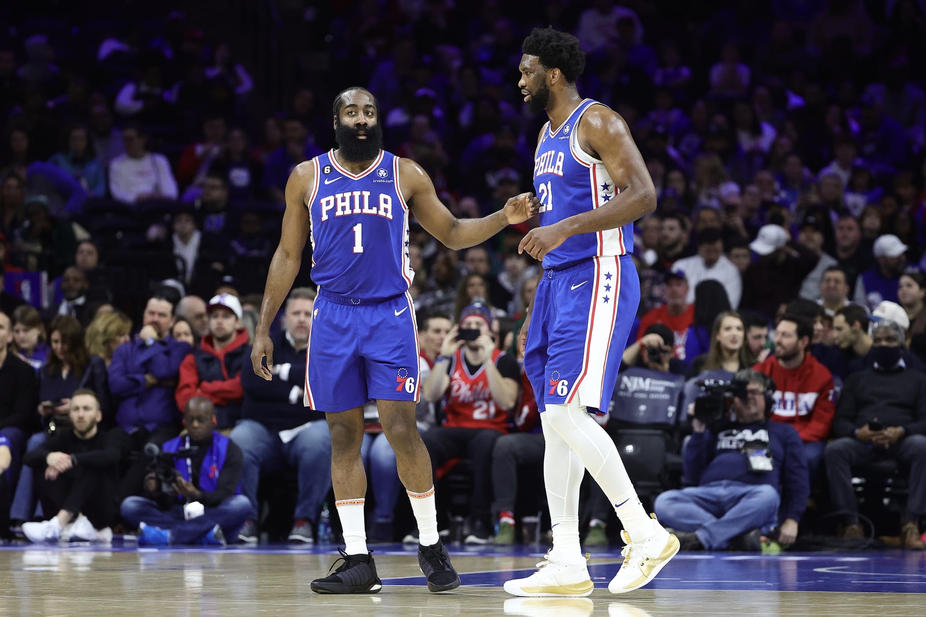James Harden and Joel Embiid