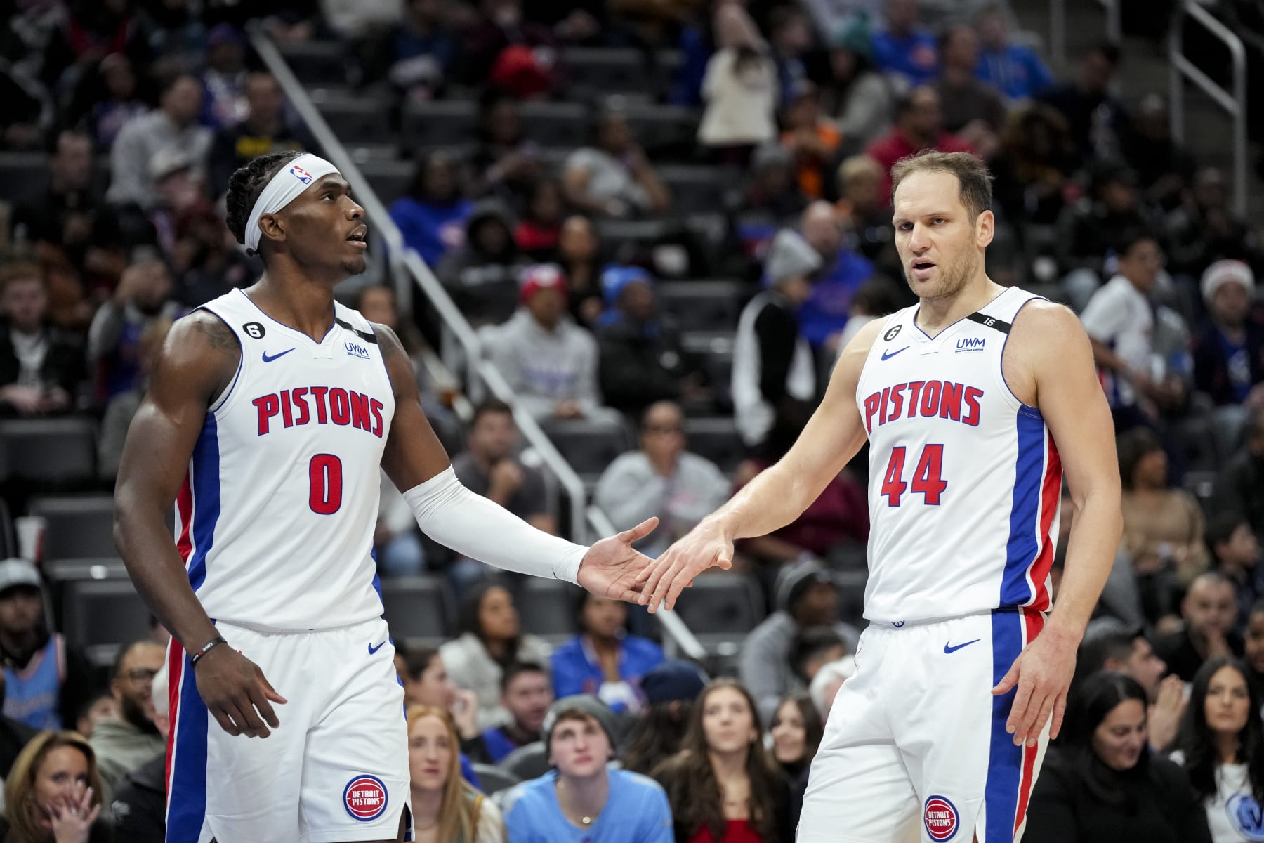 Jalen Duren and Bojan BogdanoviÄ