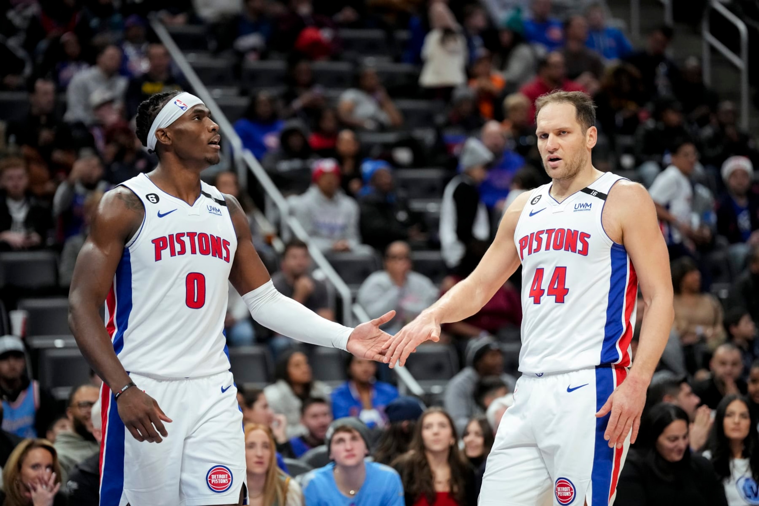 Jalen Duren and Bojan BogdanoviÄ