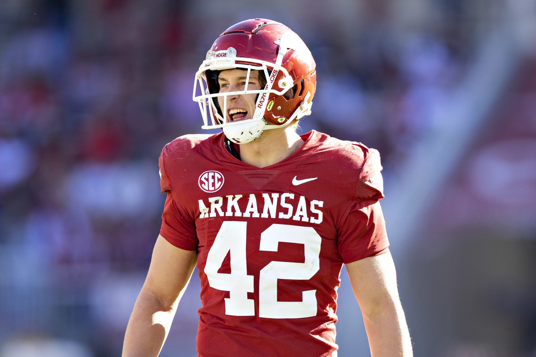 Arkansas LB Drew Sanders