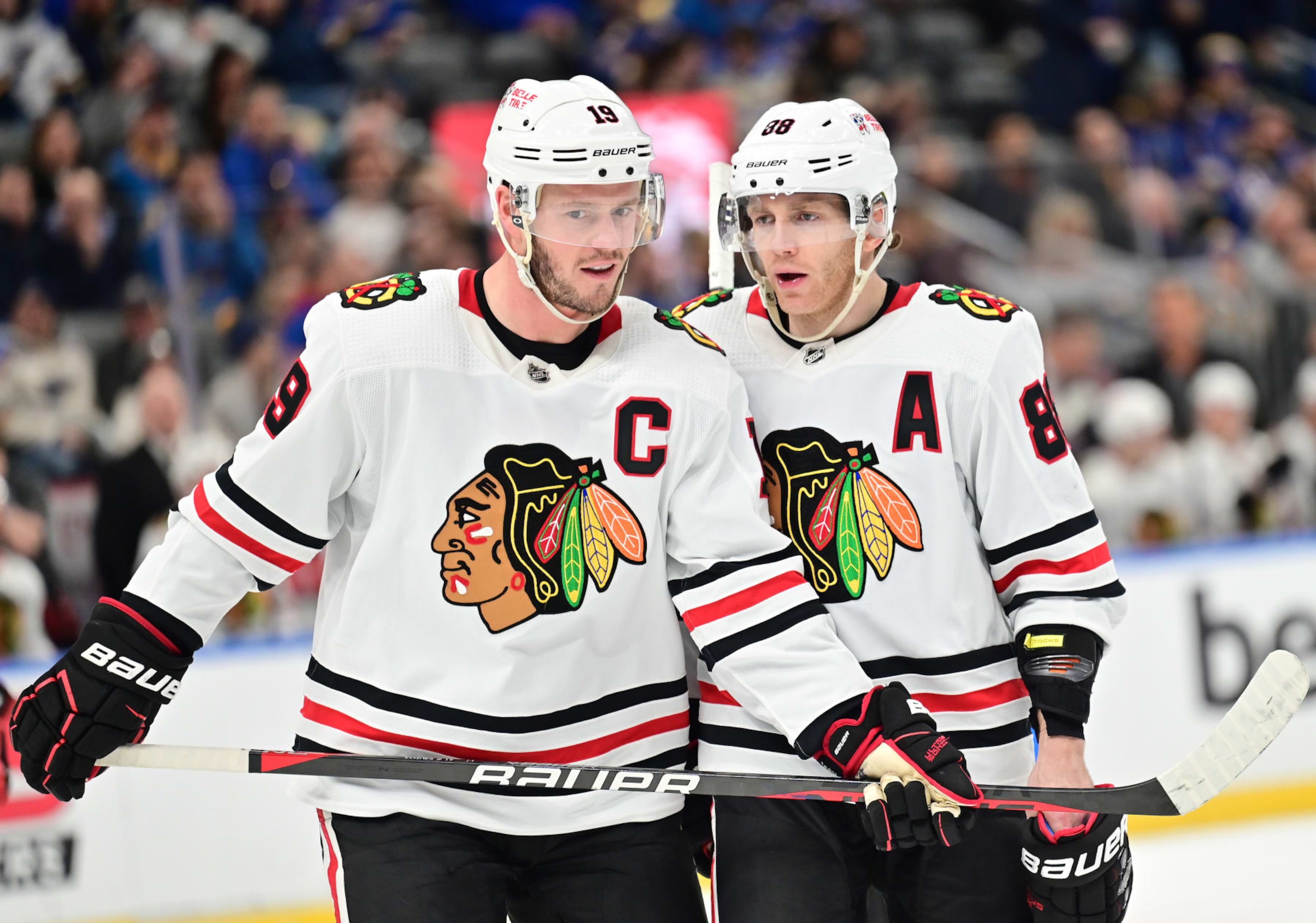 Jonathan Toews and Patrick Kane Jonathan Toews and Patrick Kane