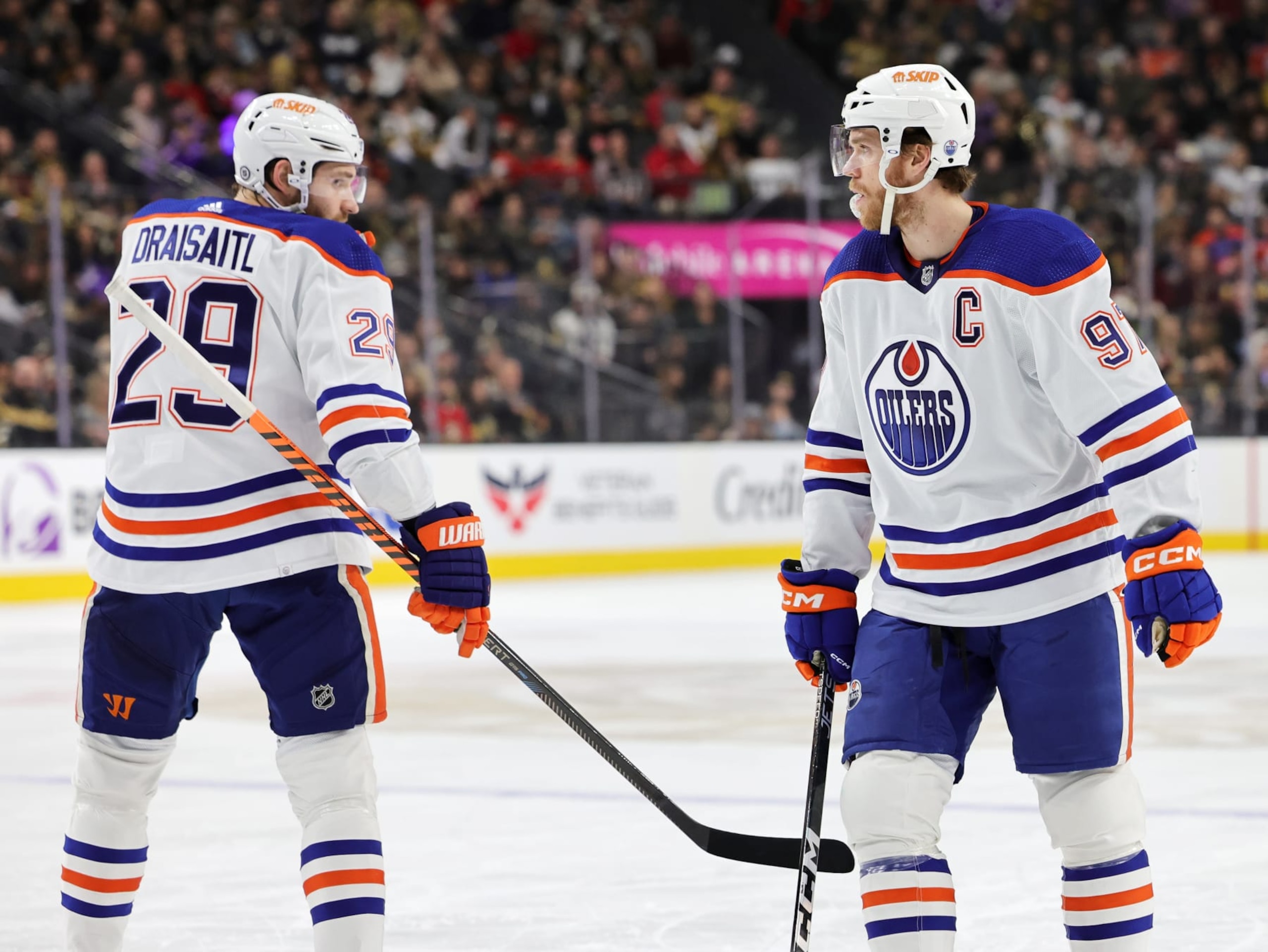 Leon Draisaitl and Connor McDavid Leon Draisaitl and Connor McDavid