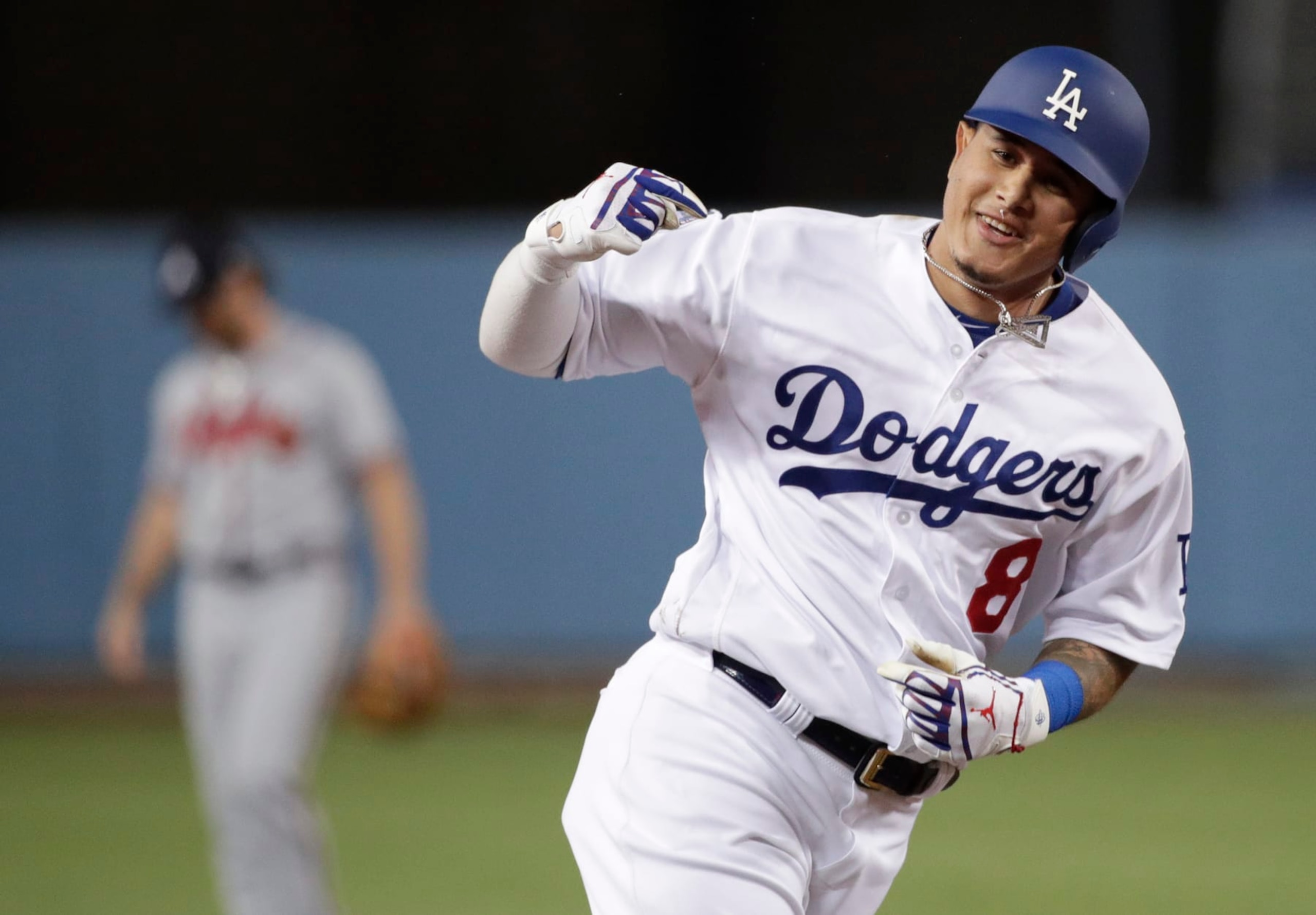 Manny Machado as a Dodger in 2018.