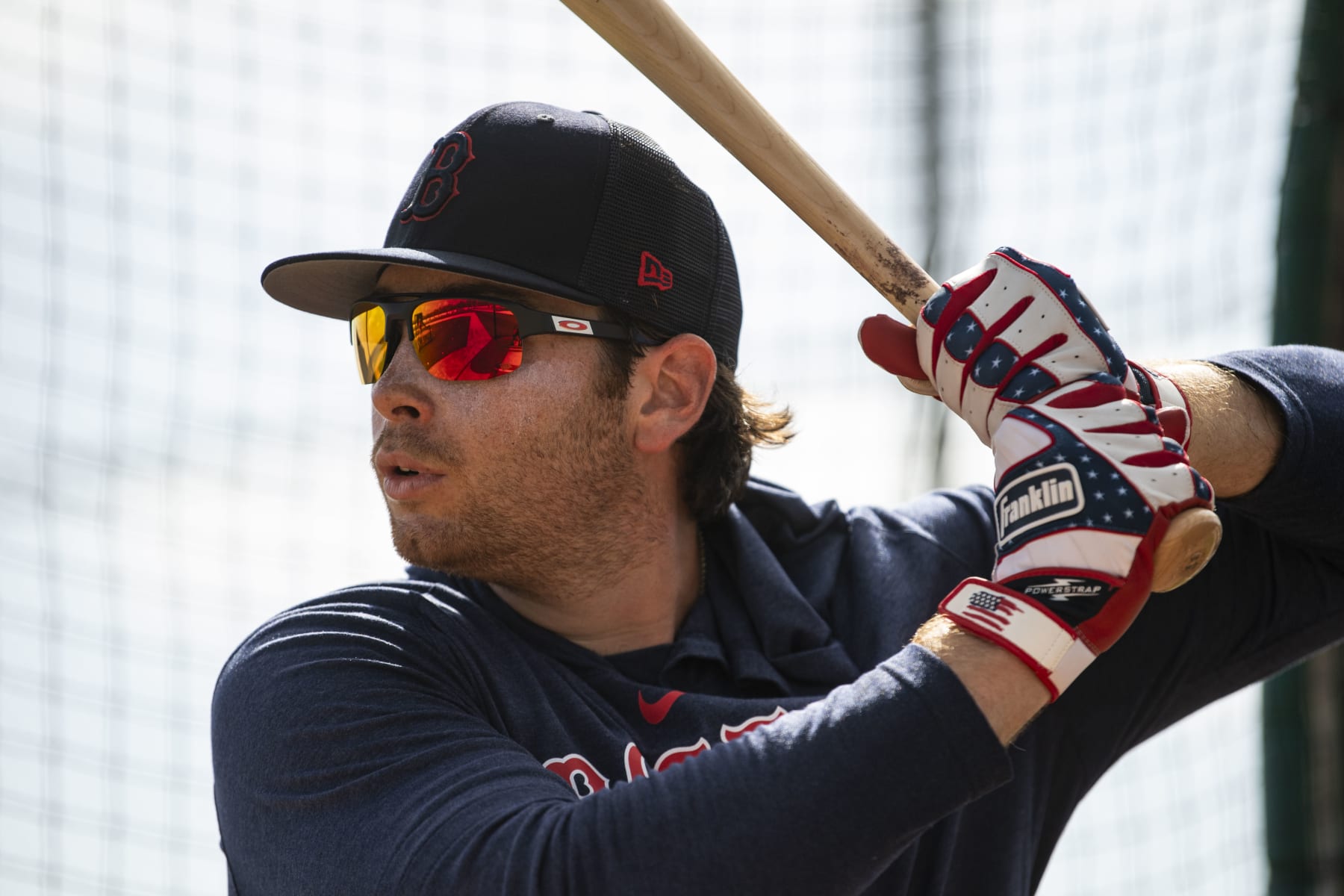 FT. MYERS, FL - FEBRUARY 17: Triston Casas #36 of the Boston Red Sox takes batting practice during a Boston Red Sox spring training team workout on February 17, 2023 at jetBlue Park at Fenway South in Fort Myers, Florida. (Photo by Billie Weiss/Boston Red Sox/Getty Images)
