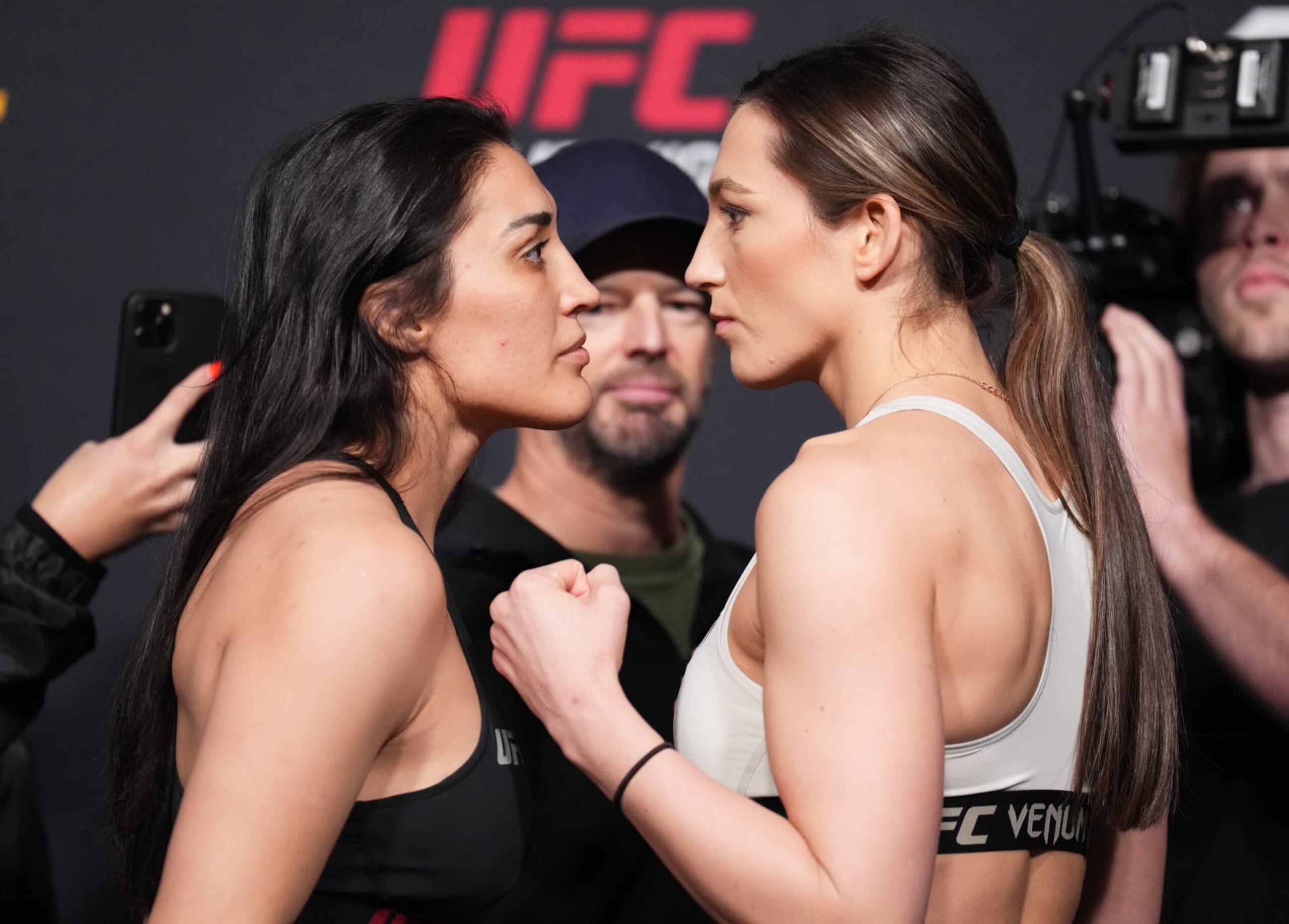 Tatiana Suarez (left) has the chance to make a statement against Montana De La Rosa (right). Tatiana Suarez (left) has the chance to make a statement against Montana De La Rosa (right).