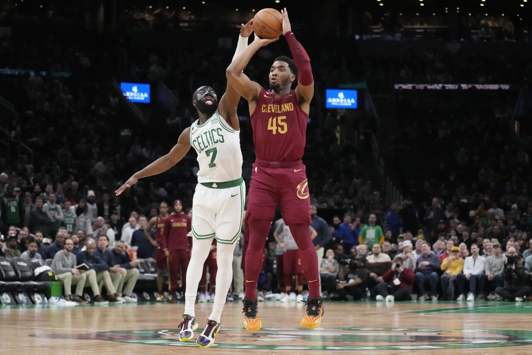Jaylen Brown and Donovan Mitchell