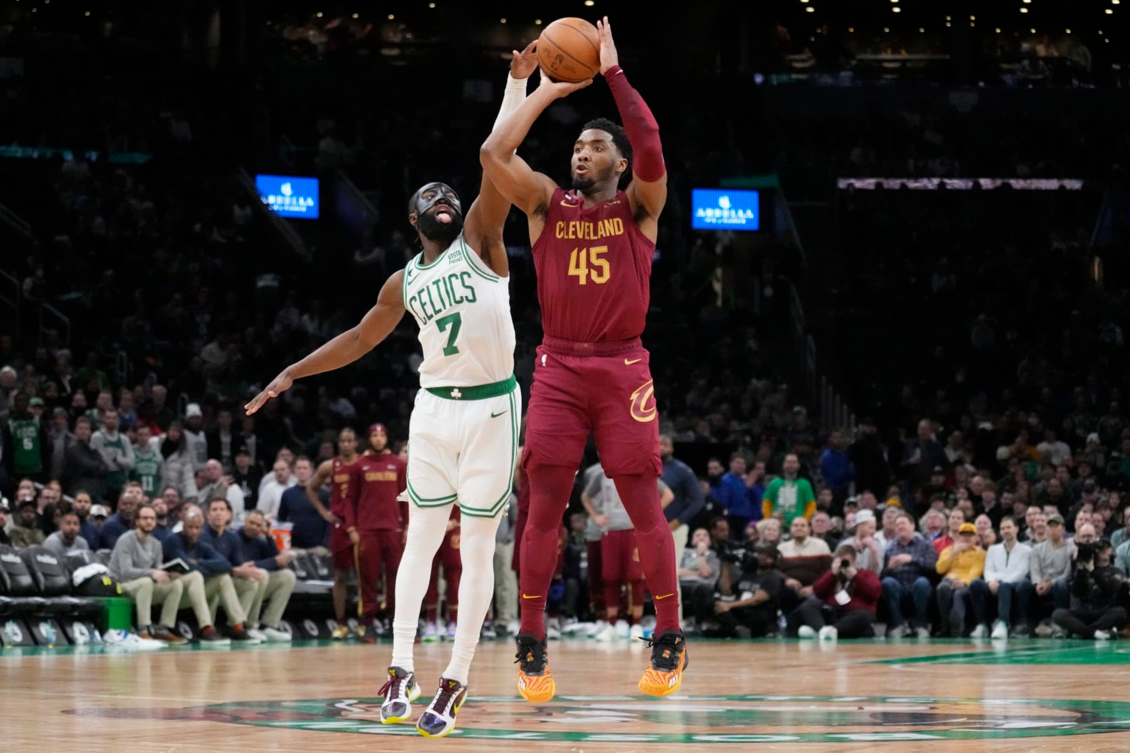 Jaylen Brown and Donovan Mitchell