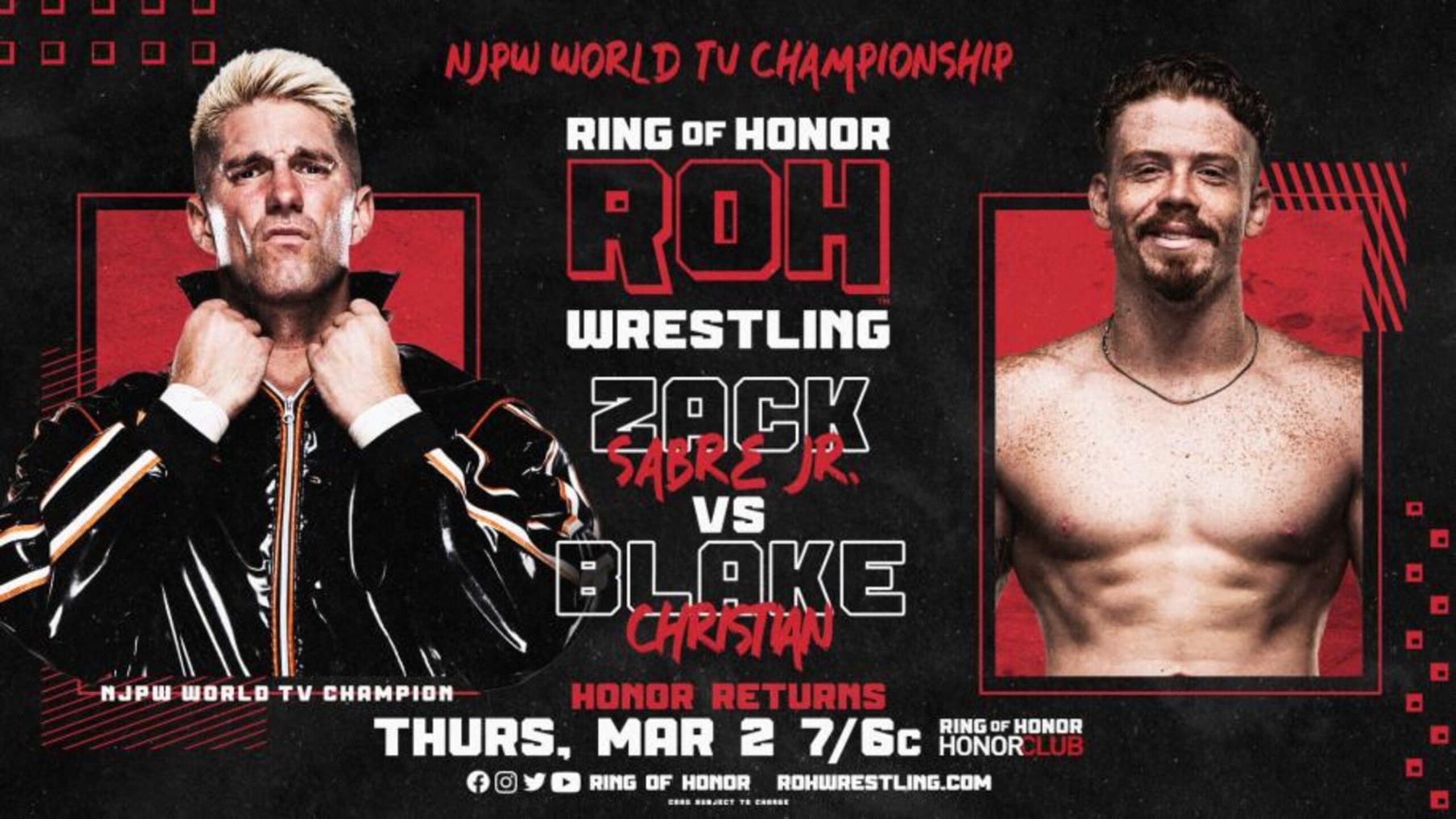Zack Sabre Jr. and Blake Christian. Zack Sabre Jr. and Blake Christian.