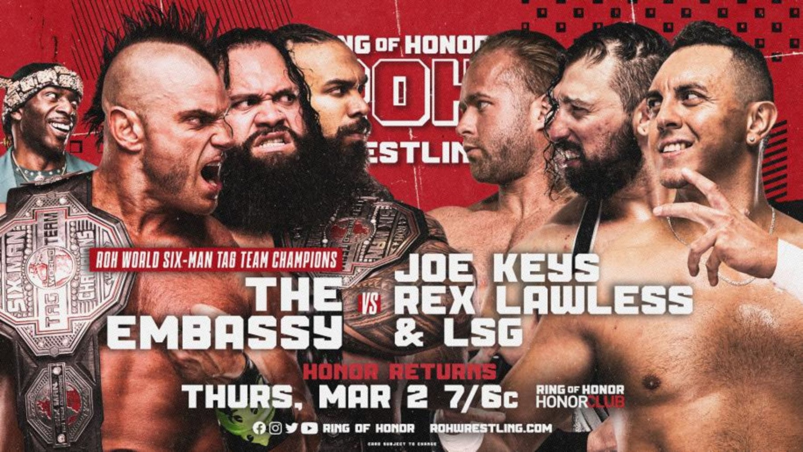 The Embassy, Joe Keys, Rex Lawless and LSG. The Embassy, Joe Keys, Rex Lawless and LSG.