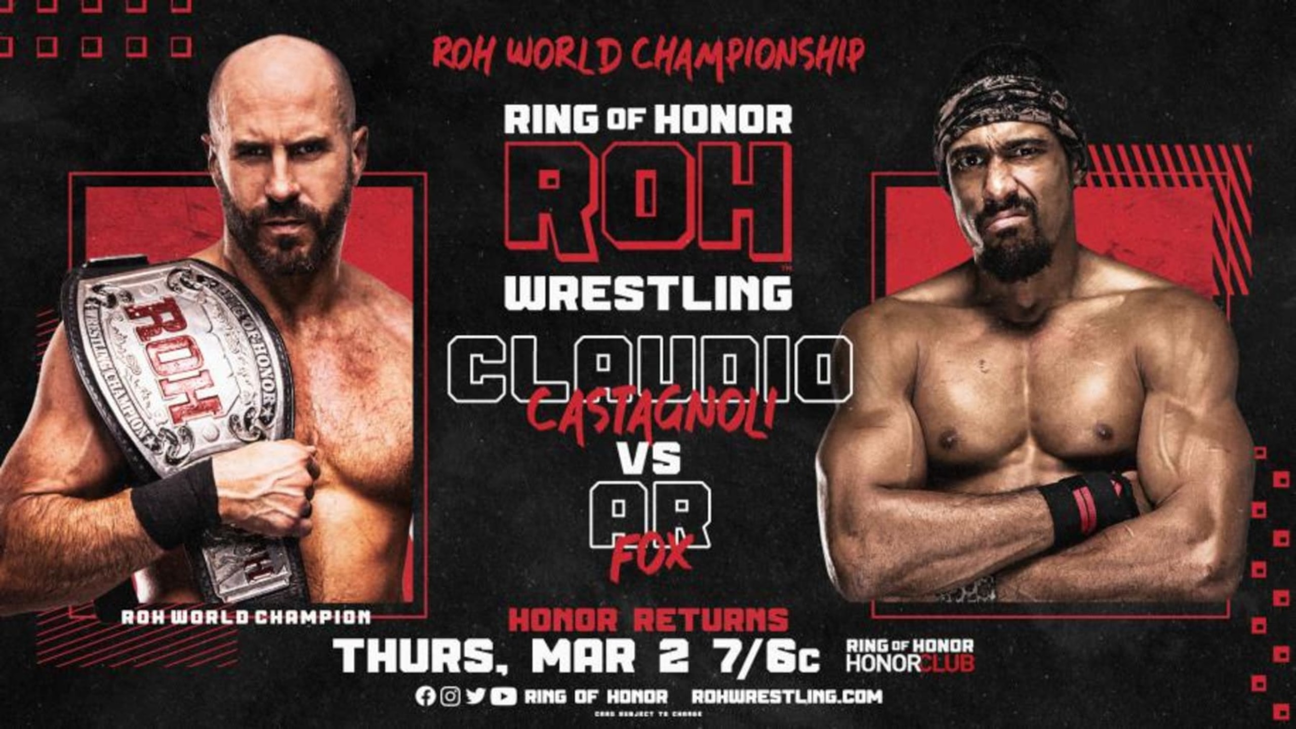 Claudio Castagnoli and AR Fox. Claudio Castagnoli and AR Fox.