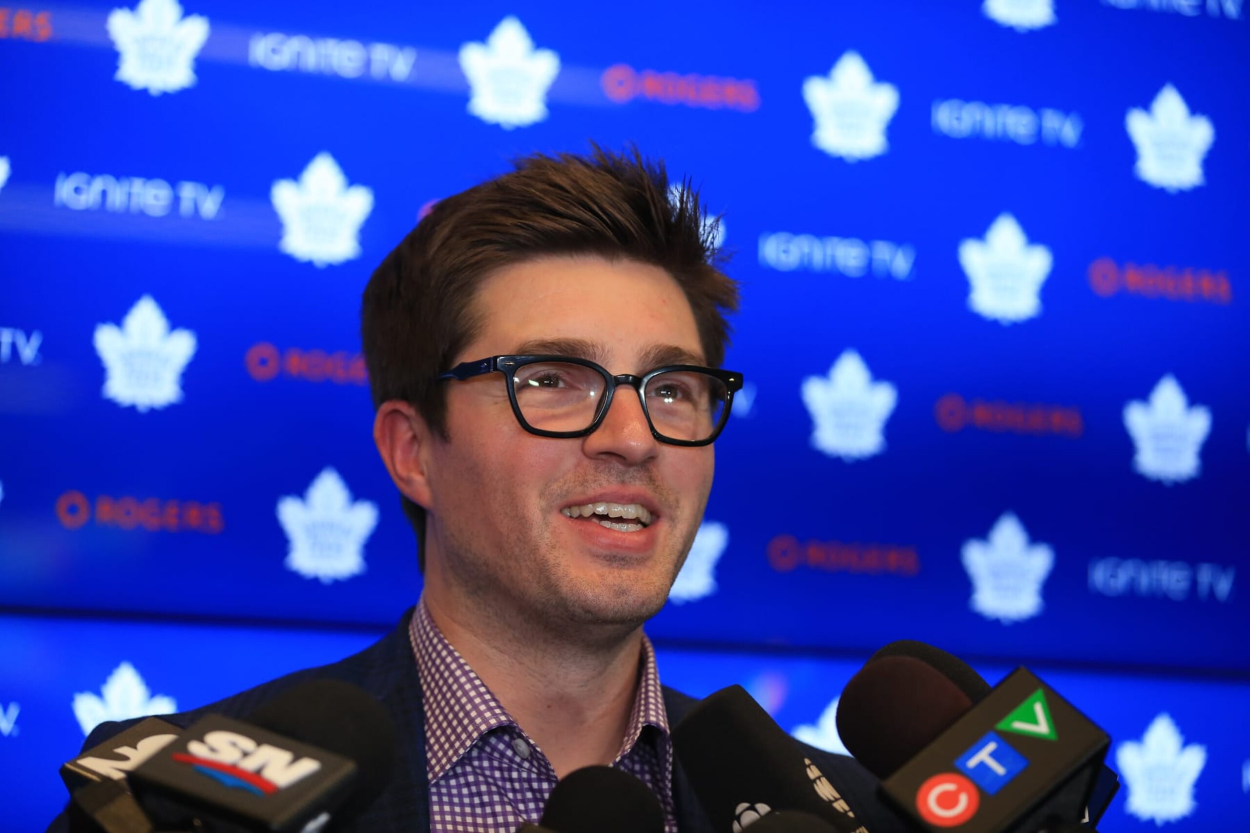 Kyle Dubas was active for the Maple Leafs during the days leading up to the NHL trade deadline.