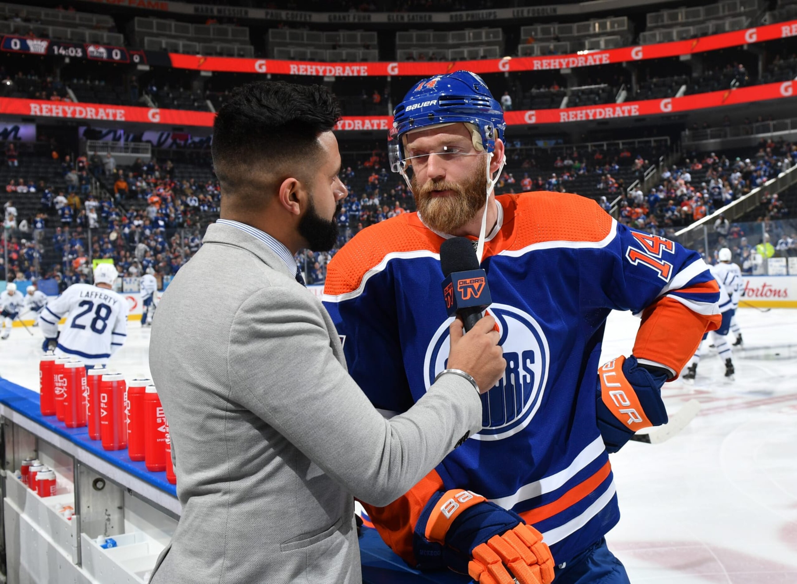 A new face in Edmonton: Mattias Ekholm was the Oilers' big pickup.