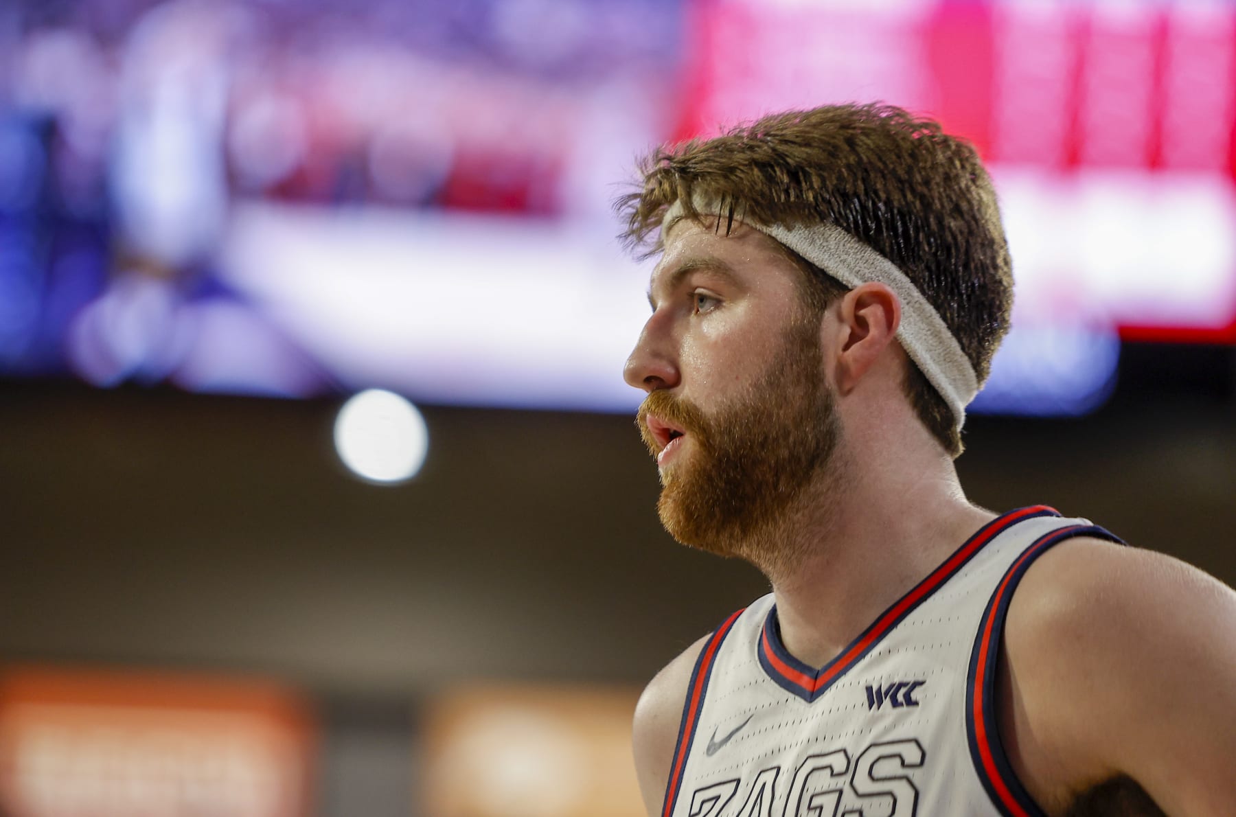 SPOKANE, WA - FEBRUARY 25: Gonzaga Bulldogs forward Drew Timme (2) during the game between the St. Mary's Gaels and the Gonzaga Bulldogs on February 25, 2023, at McCarthey Athletic Center in Spokane, WA.