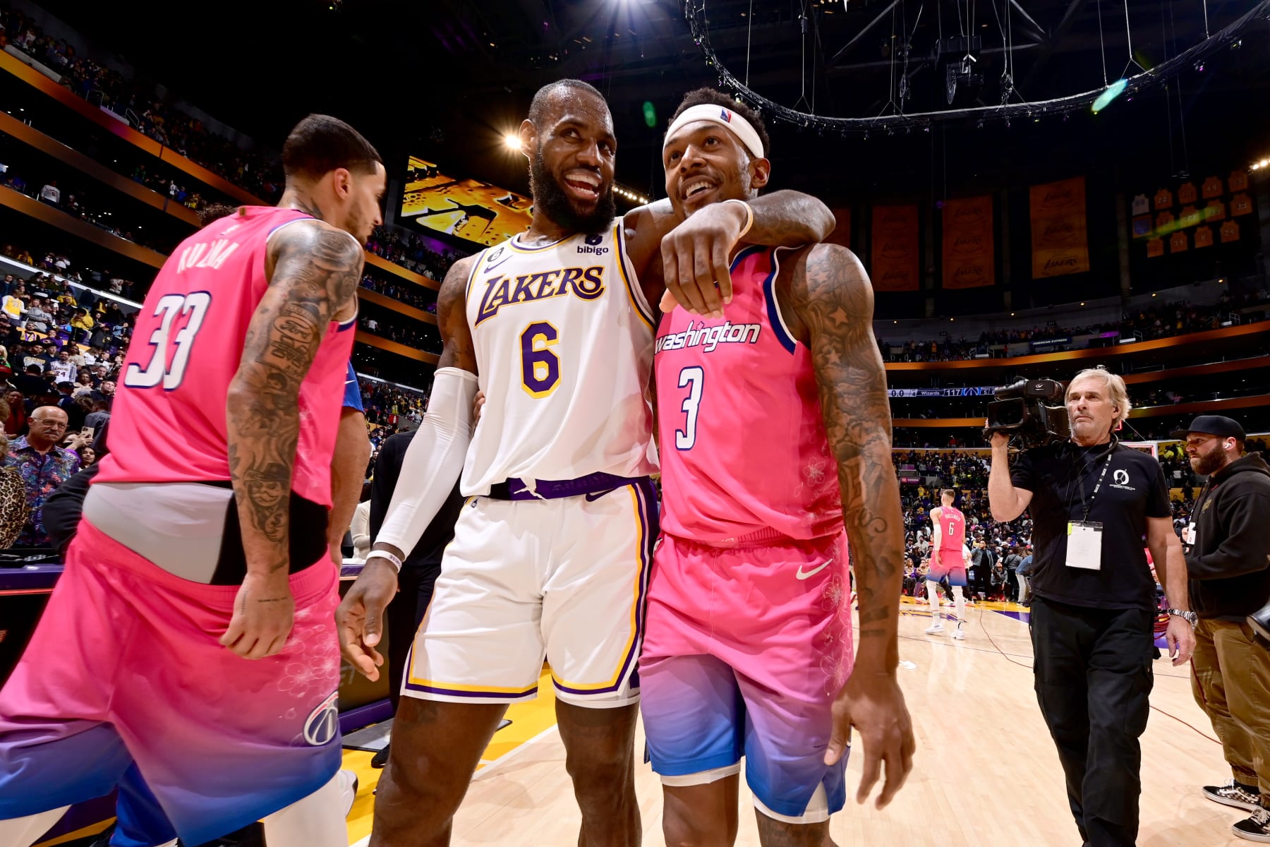 LeBron James and Bradley Beal