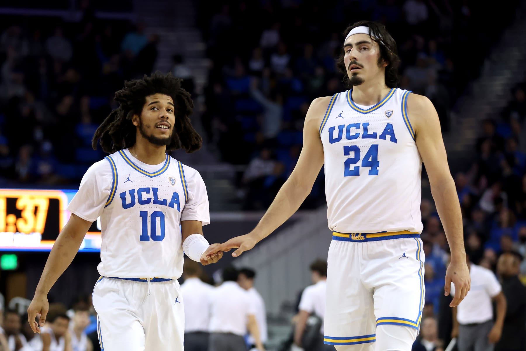 Tyger Campbell and Jaime Jaquez Jr.