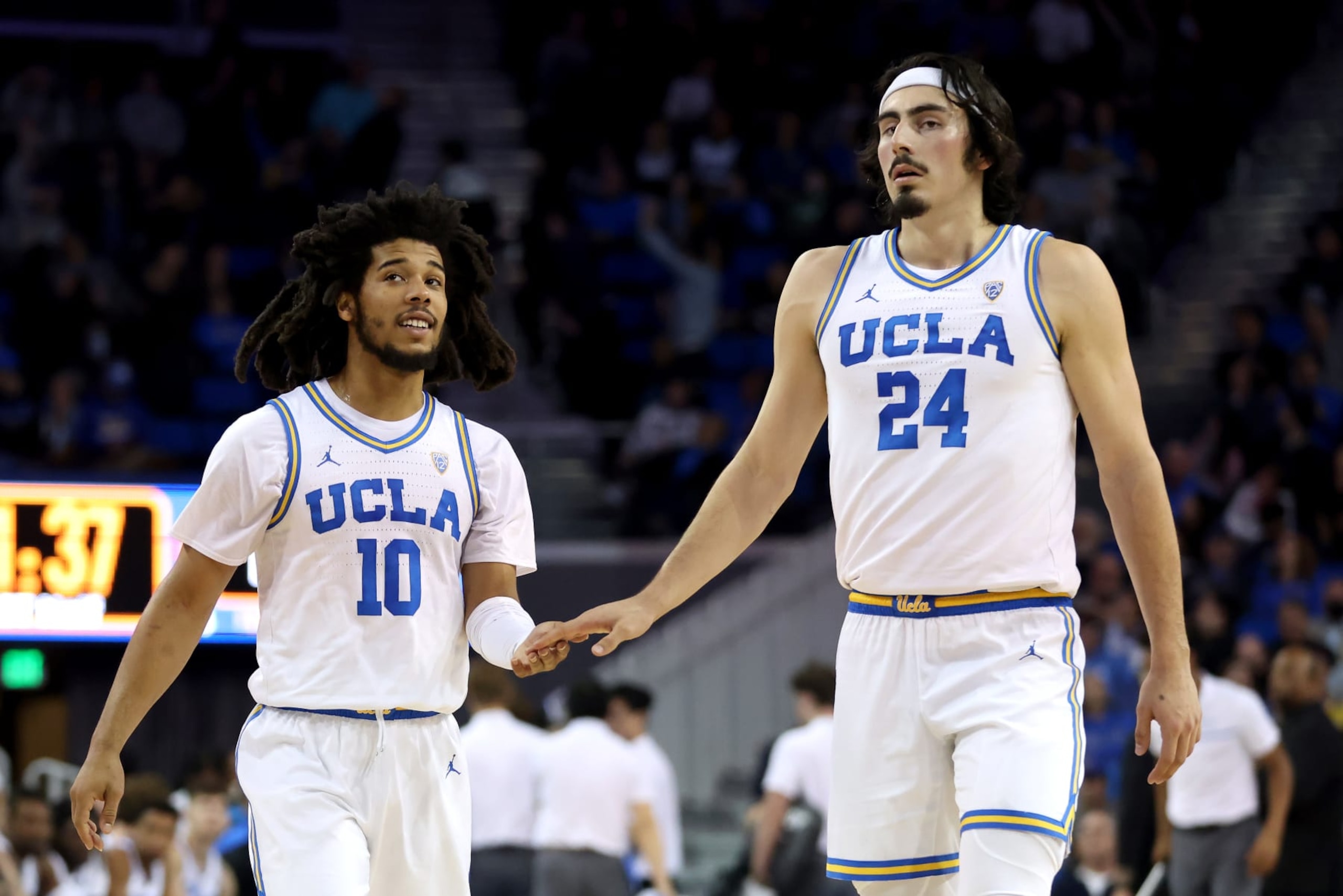 Tyger Campbell and Jaime Jaquez Jr.