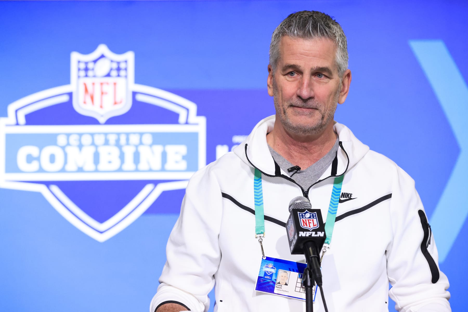 Panthers coach Frank Reich